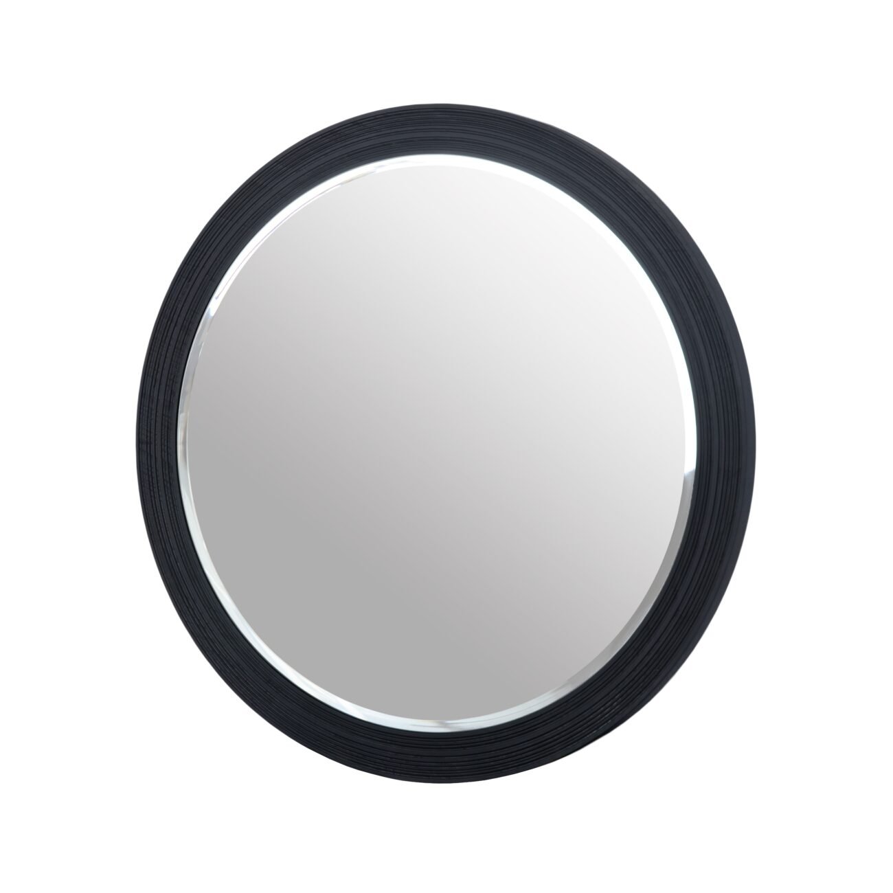 Lamod Cirque - Modern Black Ash Round Mirror - Image 3