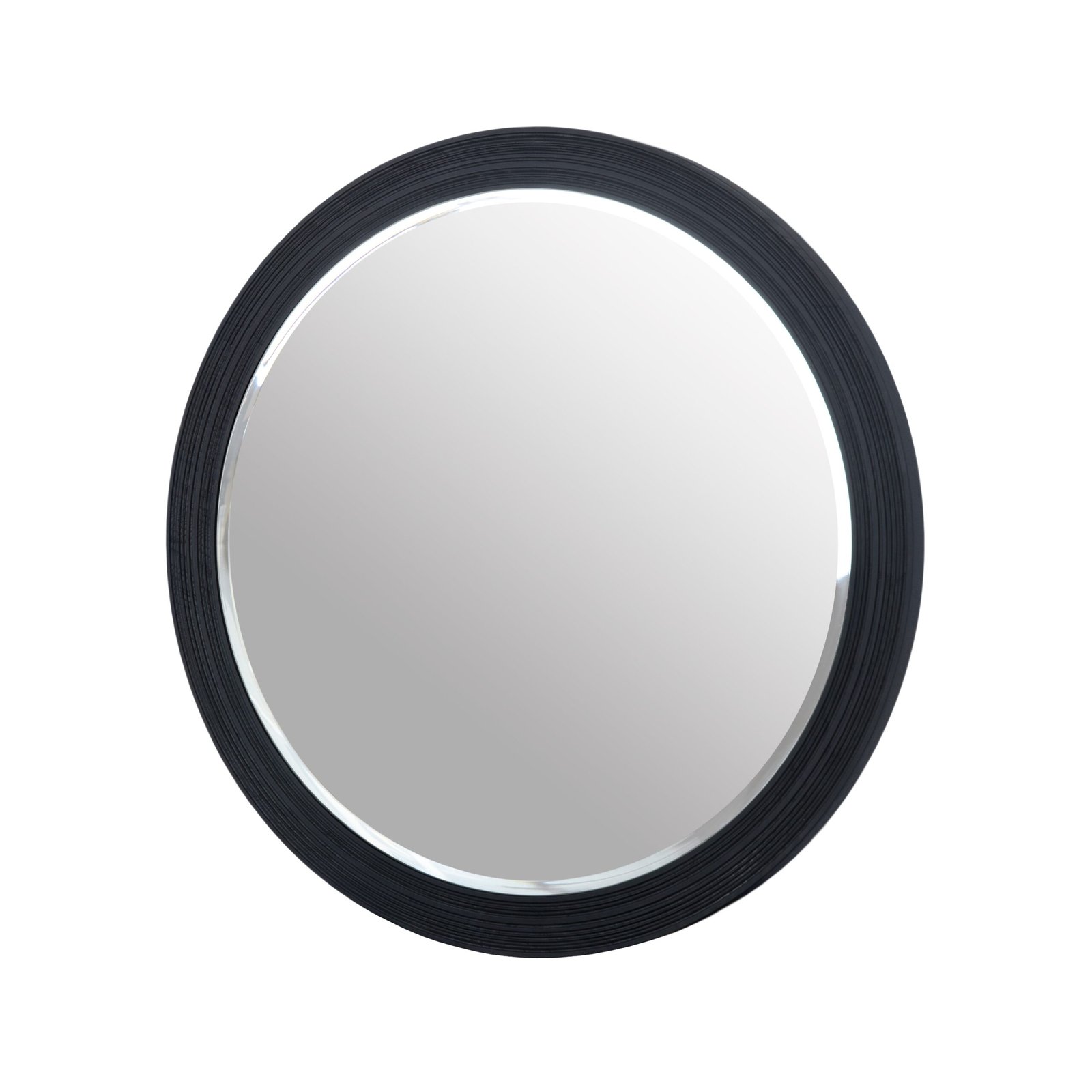 Lamod Cirque - Modern Black Ash Round Mirror - Image 3