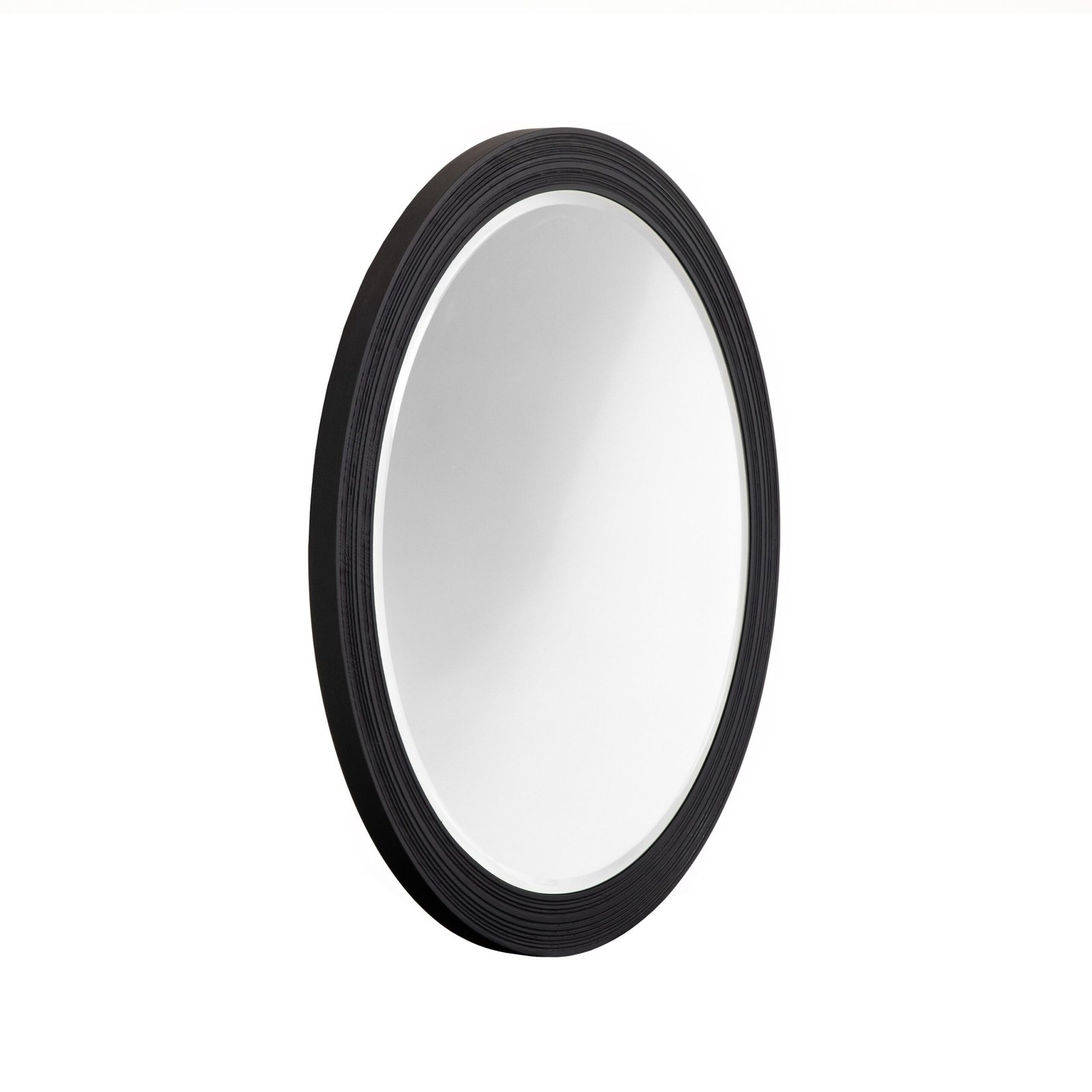 Lamod Cirque - Modern Black Ash Round Mirror - Image 4