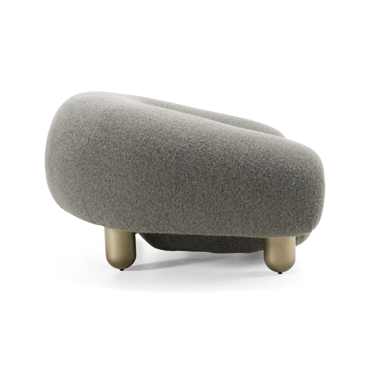 Divani Casa Clarity - Contemporary Grey Fabric Accent Chair - Image 2