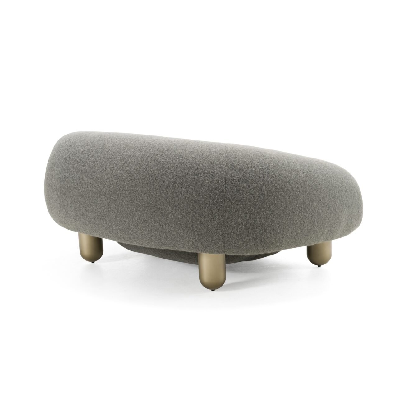Divani Casa Clarity - Contemporary Grey Fabric Accent Chair - Image 3
