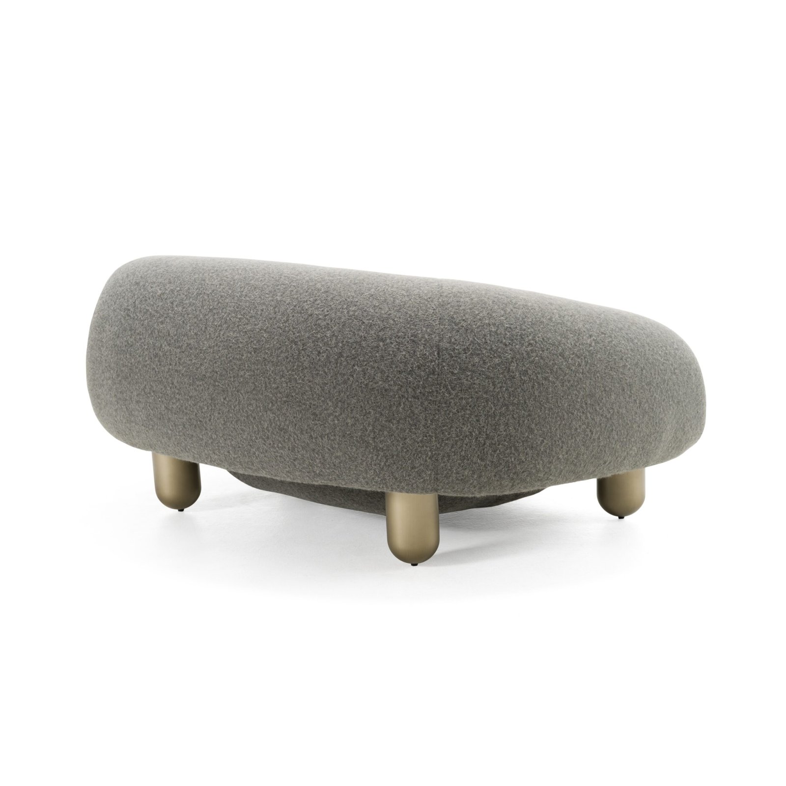 Divani Casa Clarity - Contemporary Grey Fabric Accent Chair - Image 3