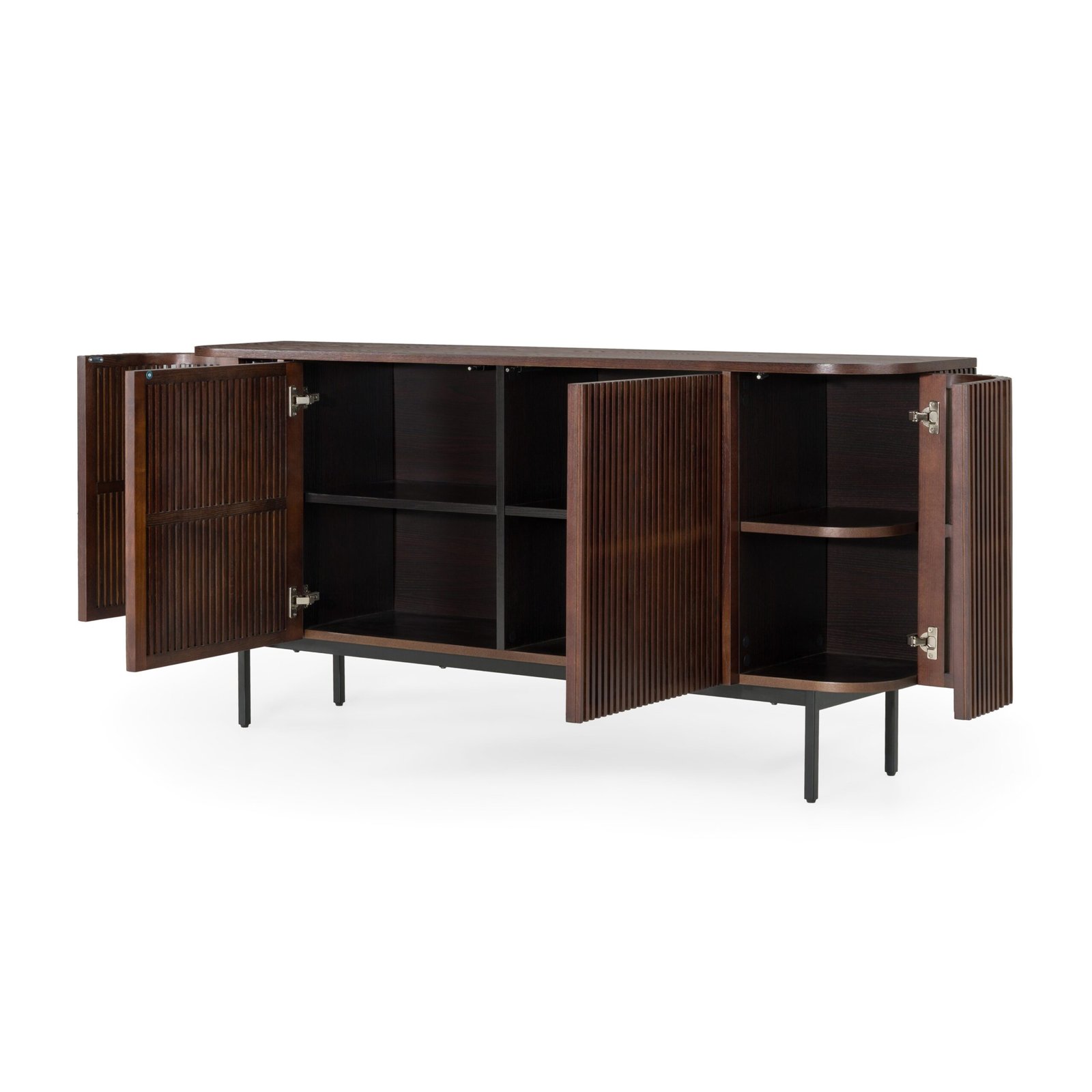 Modrest Clifton - Modern Smoked Ash Buffet - Image 2