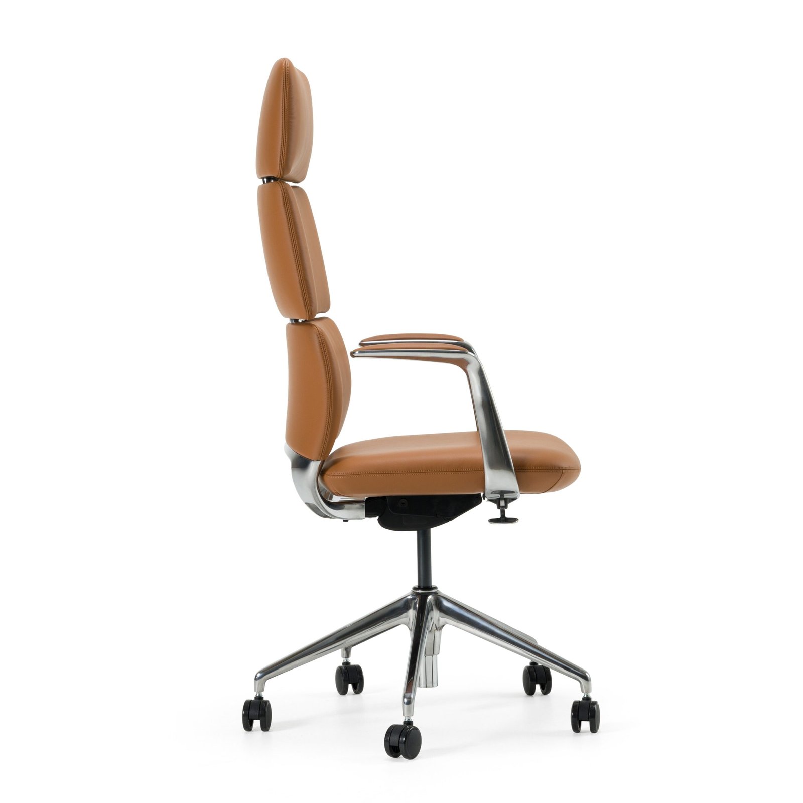 Modrest Clyne - Modern Camel Vegan Leather Executive Office Chair - Image 2