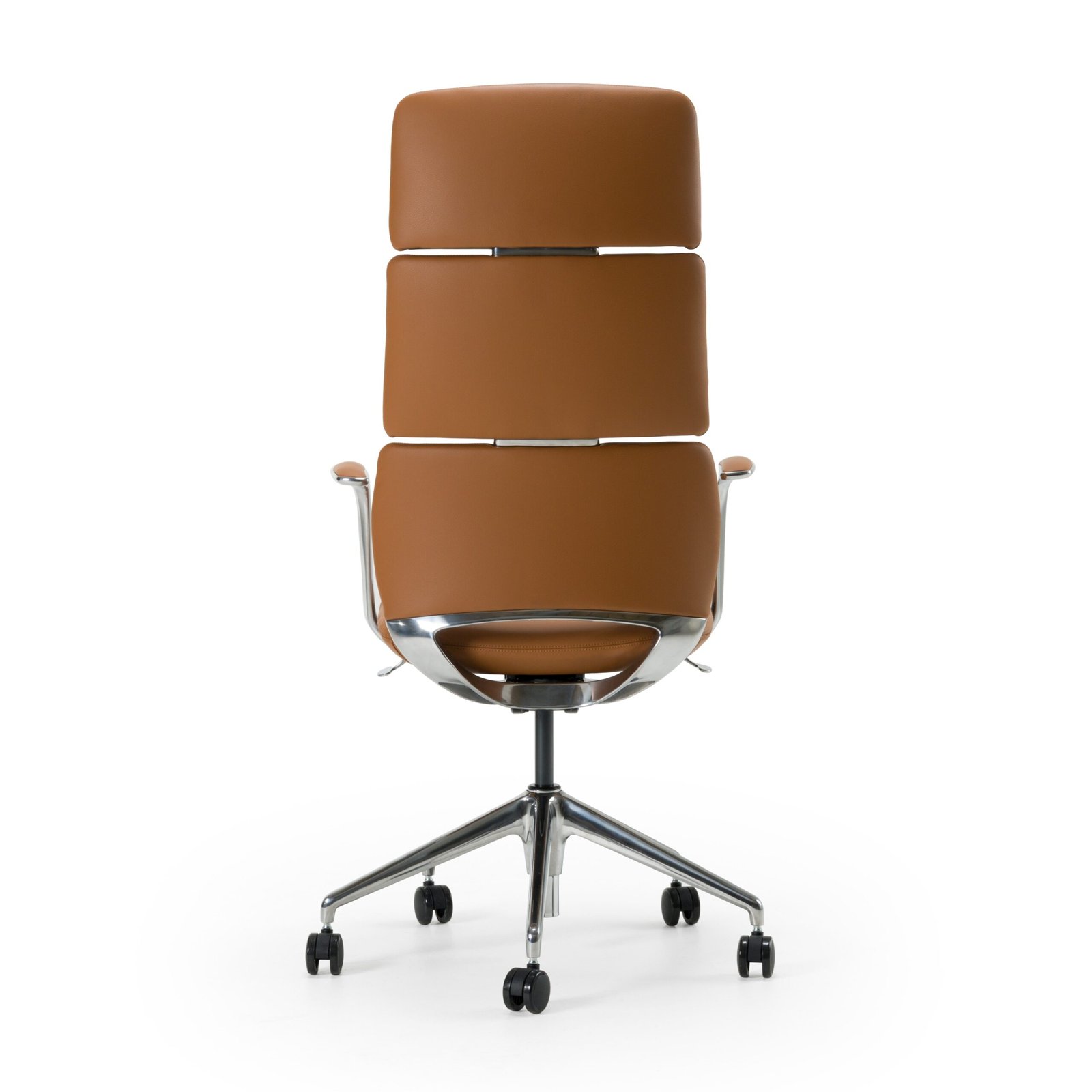 Modrest Clyne - Modern Camel Vegan Leather Executive Office Chair - Image 4