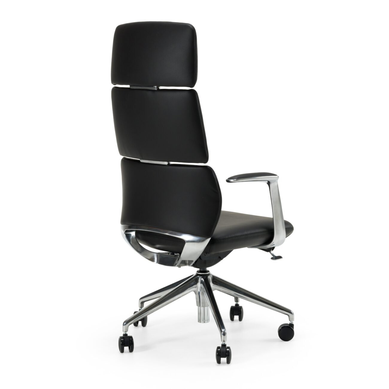 Modrest Clyne - Modern Black Vegan Leather Executive Office Chair - Image 3