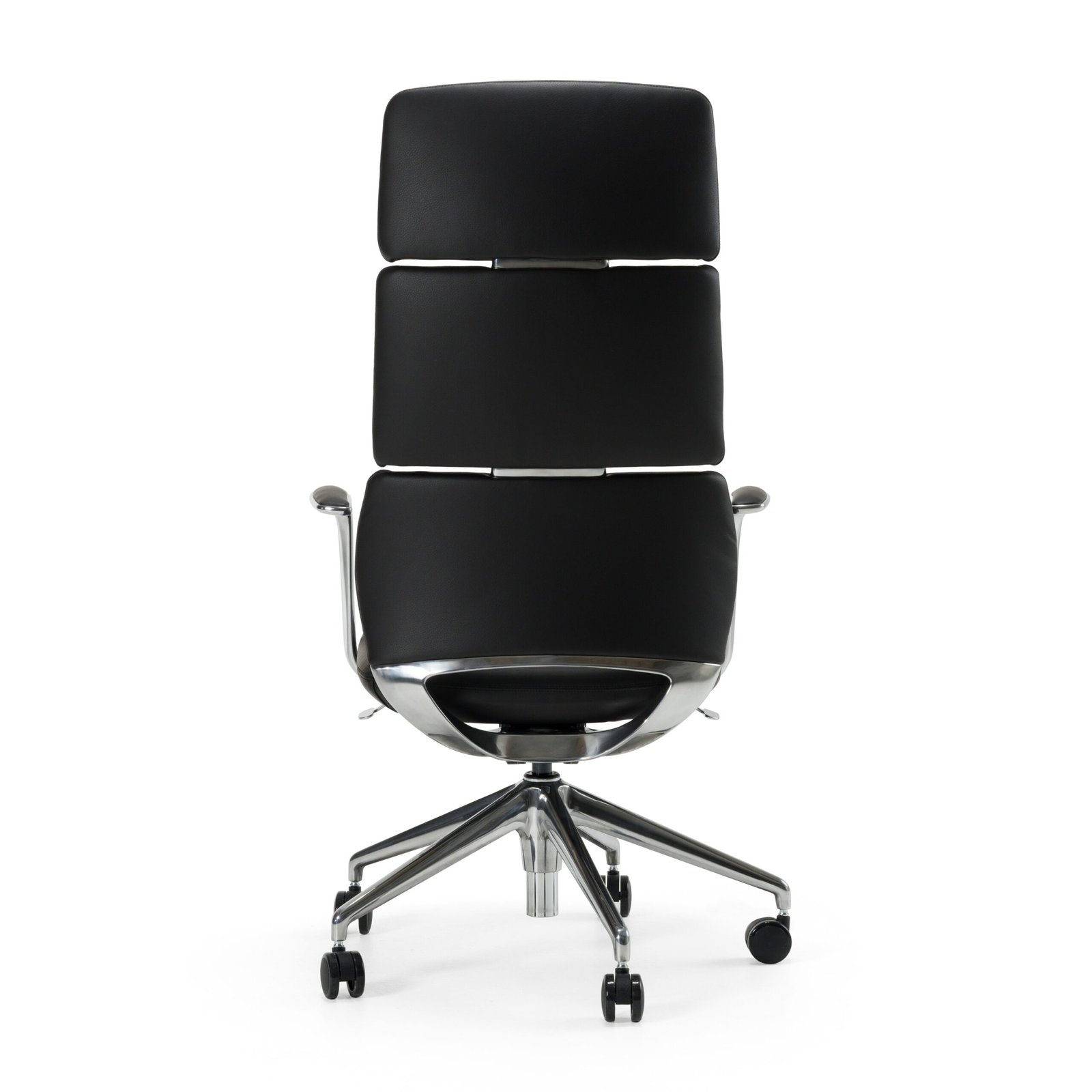 Modrest Clyne - Modern Black Vegan Leather Executive Office Chair - Image 4