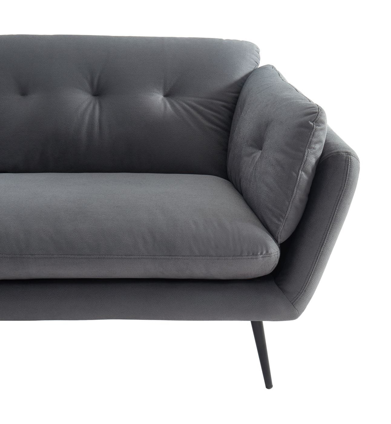 Divani Casa Cody - Modern Grey Fabric Sofa - Image 4