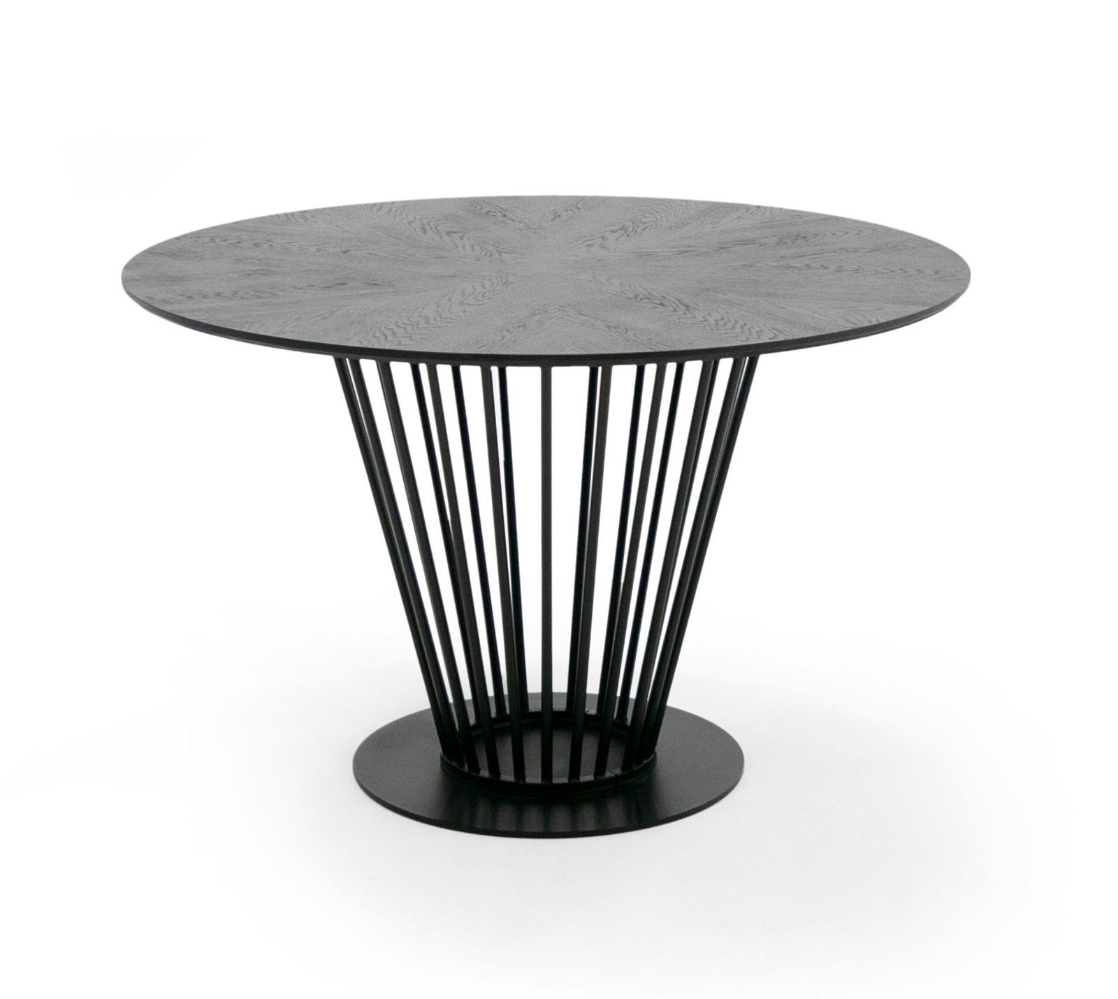 Modrest Conroy - Modern Black Round Dining Table - Image 2