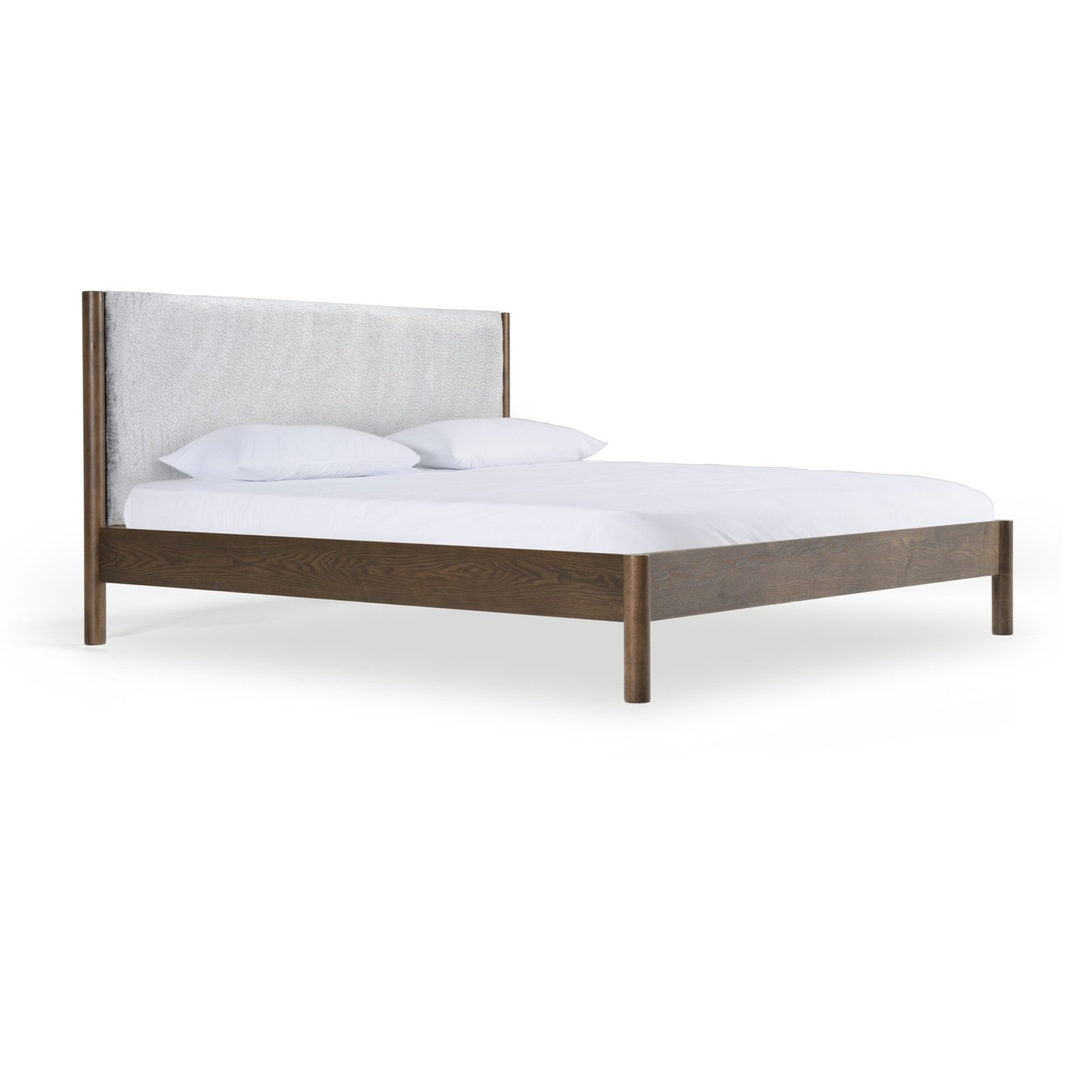 Modrest Carolina - Modern Grey Fabric + Wenge Bed - Image 5