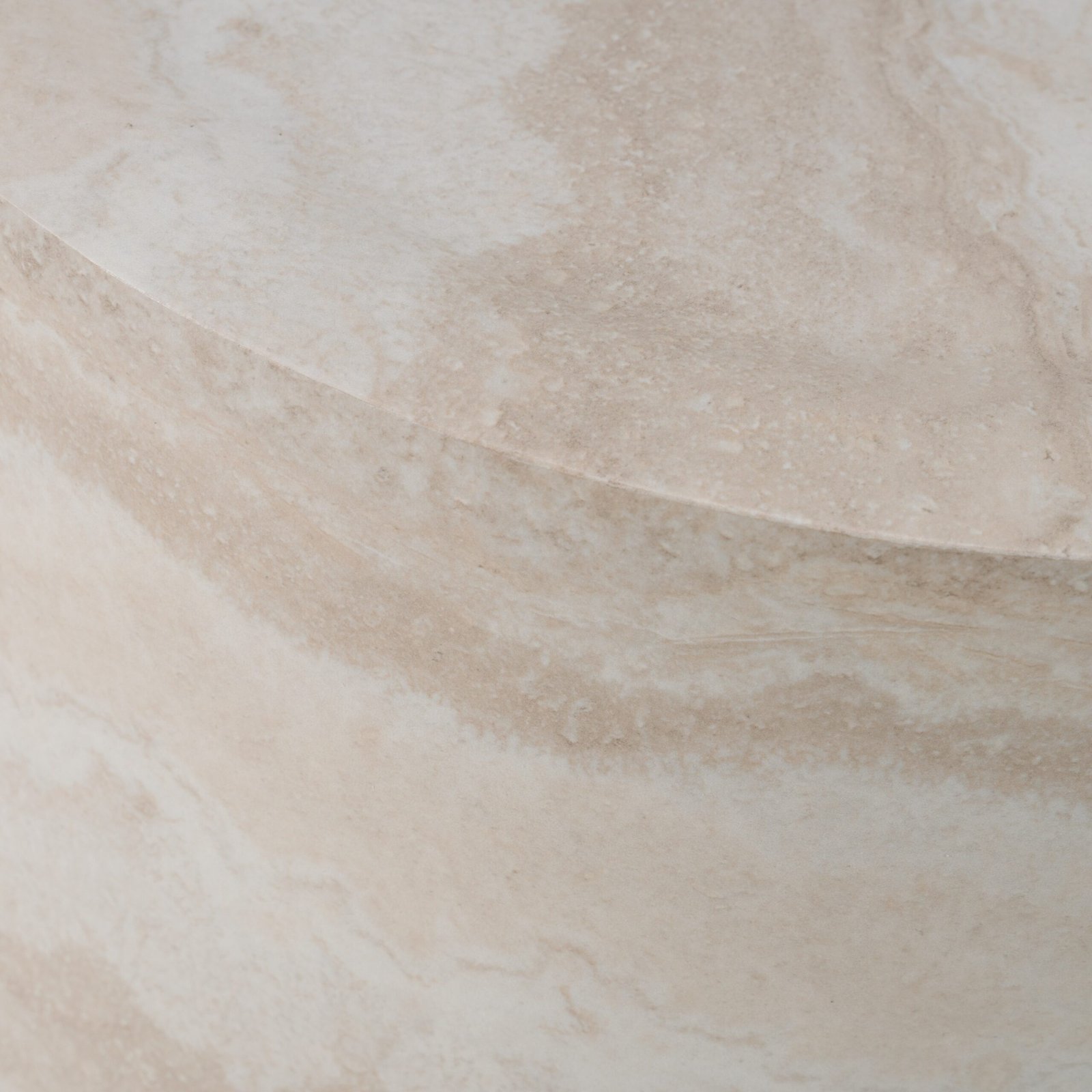 Modrest Cozad - Modern Faux Travertine Round End Table - Image 5