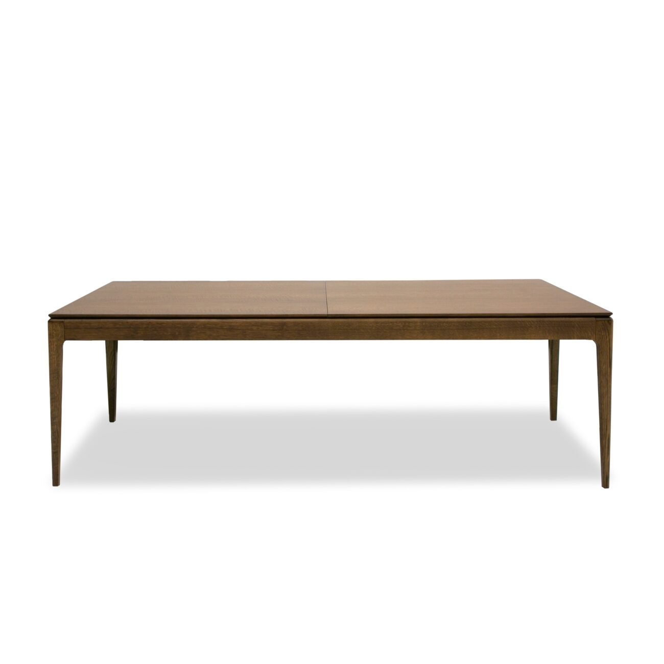 Modrest Dallas - Mid-Century Modern Brown Oak Extendable Dining Table - Image 4