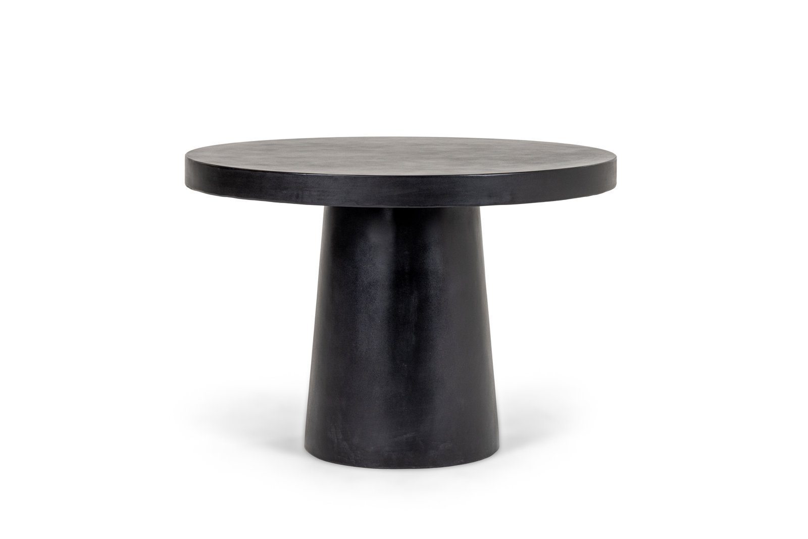 Modrest Desoto - Modern Black Concrete Round Dining Table - Image 2