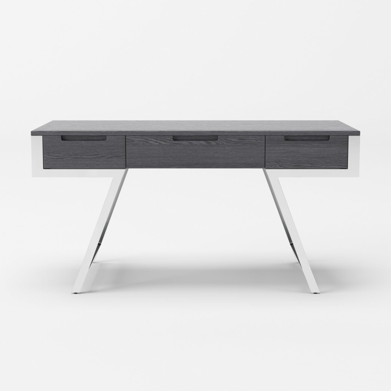 Modrest Dessart - Modern Elm Grey Office Desk - Image 2