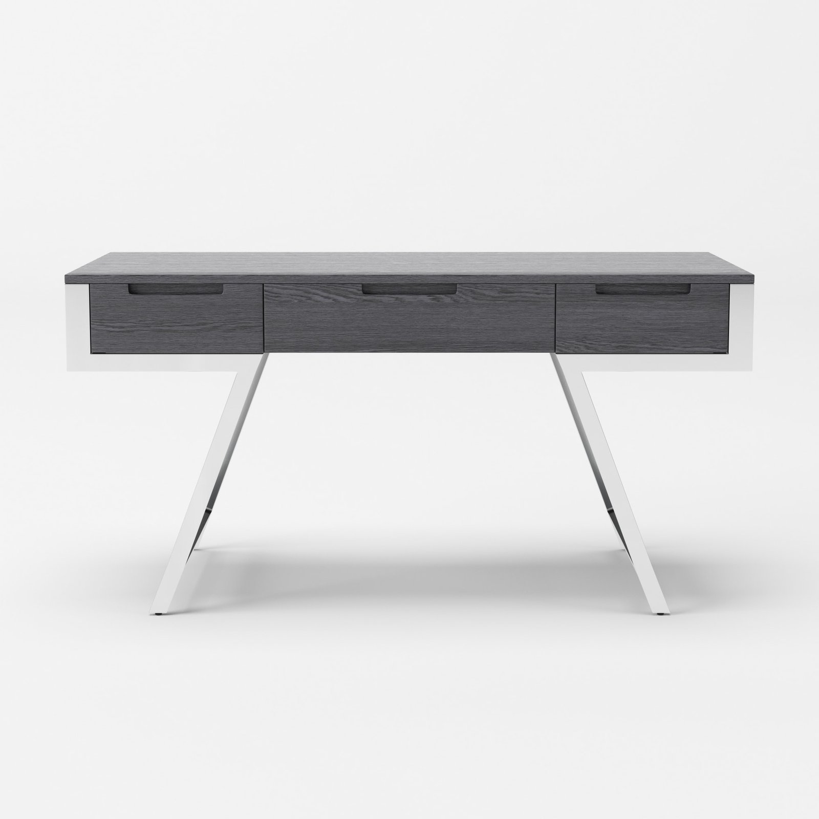 Modrest Dessart - Modern Elm Grey Office Desk - Image 2