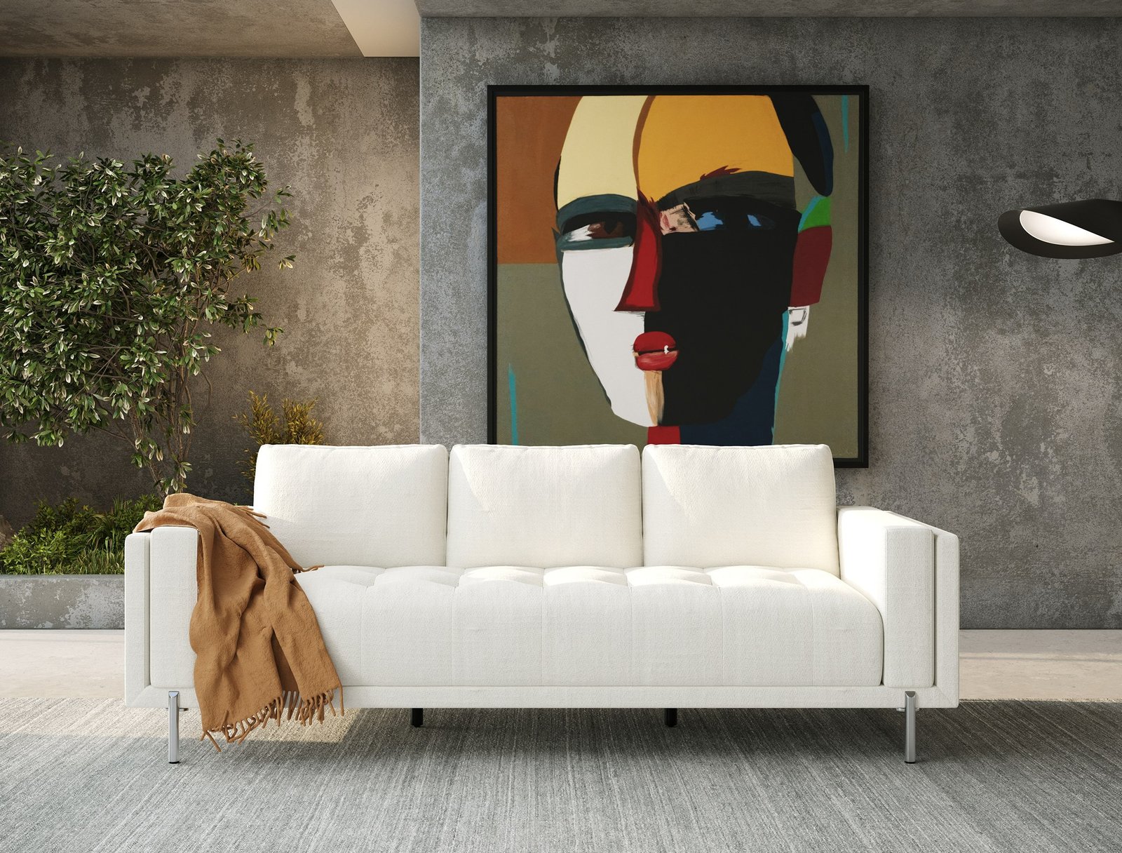 Divani Casa Schmidt - Modern Off White Fabric Sofa + 2 Chairs - Image 3