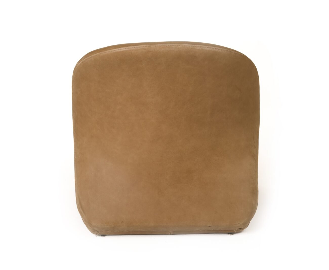 Modrest Donovan - Modern Brown Leather Accent Chair - Image 3