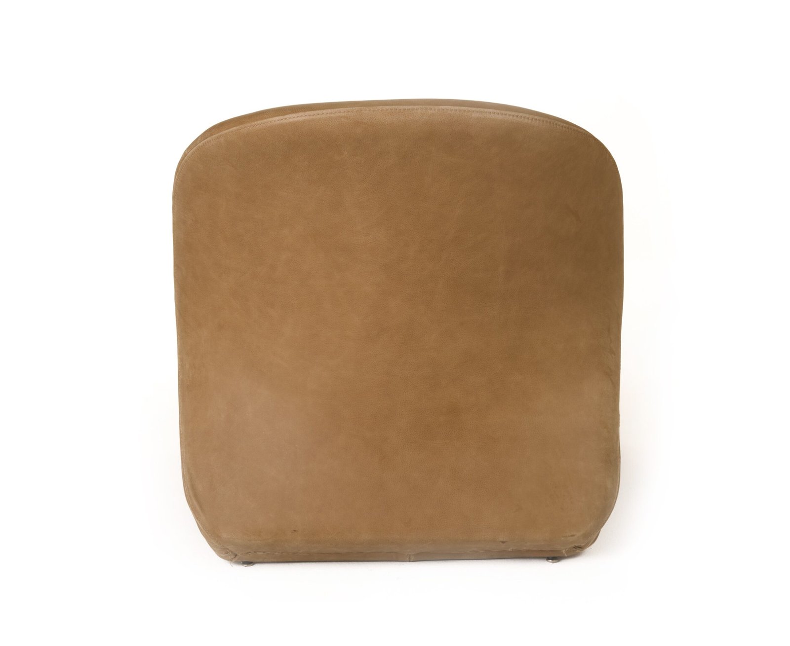 Modrest Donovan - Modern Brown Leather Accent Chair - Image 3
