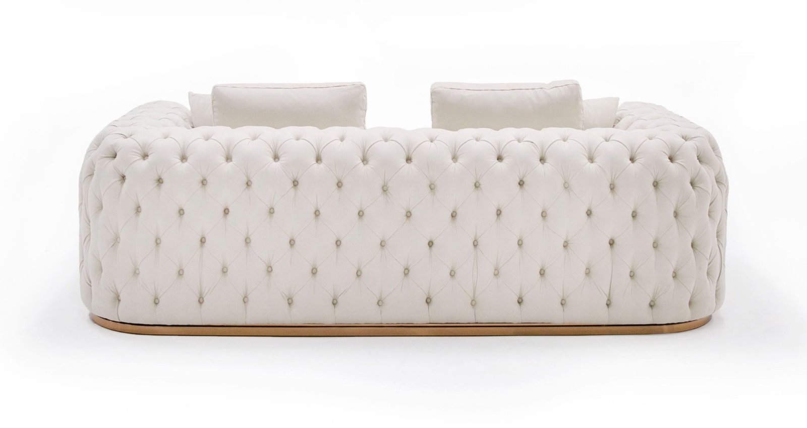 Divani Casa Dosie - Modern Beige Fabric Sofa & Loveseat Set - Image 2
