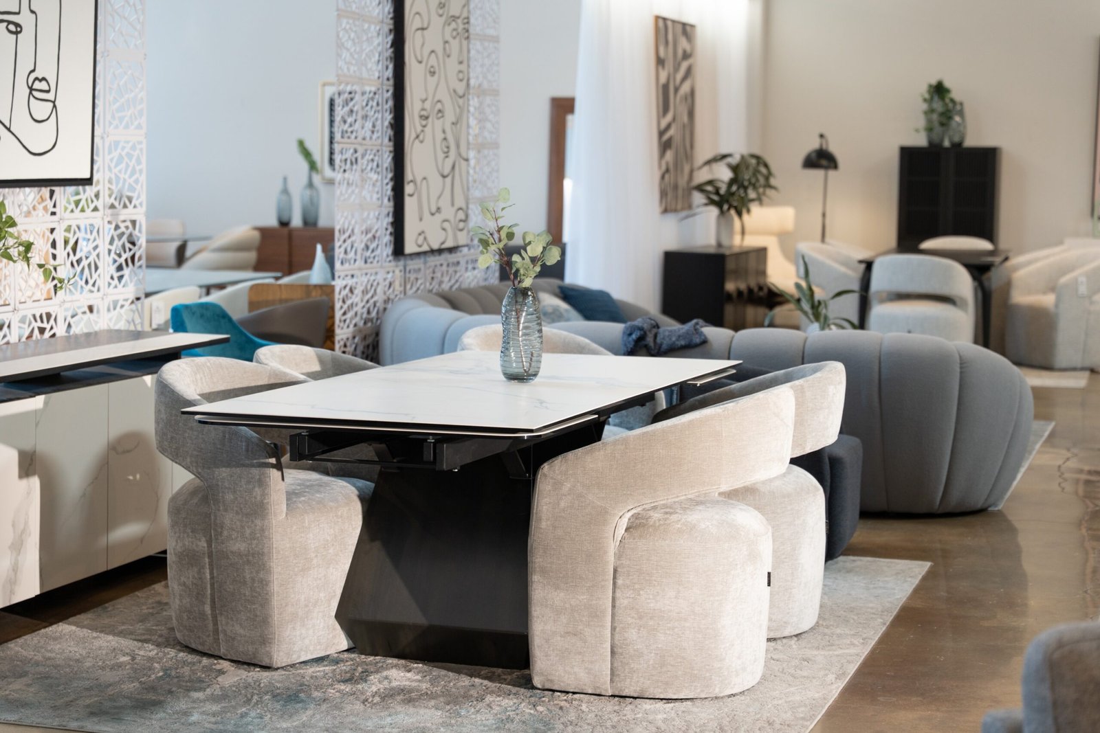 Modrest Howell - Modern White Ceramic Extendable Dining Table - Image 5