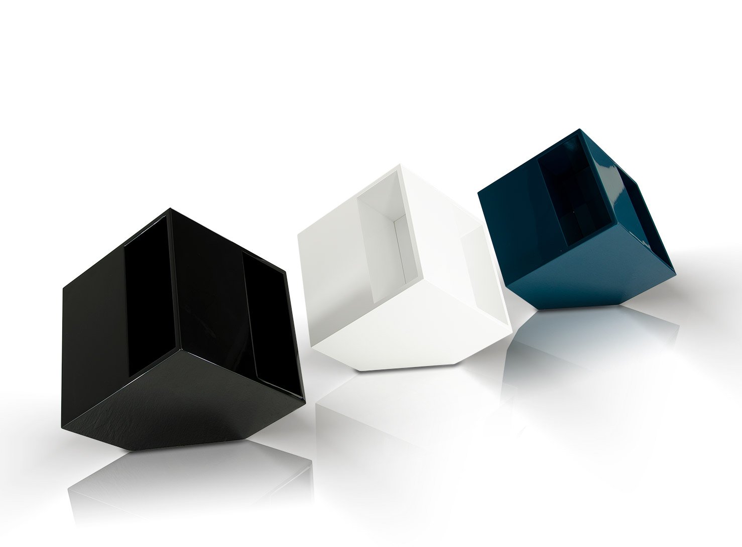 Book Modern Black Magazine Holder End Table - Image 2