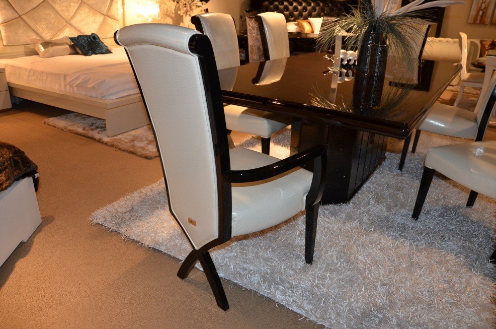 A&X Xena - Transitional X-Leg Dining Side Chair - Image 3