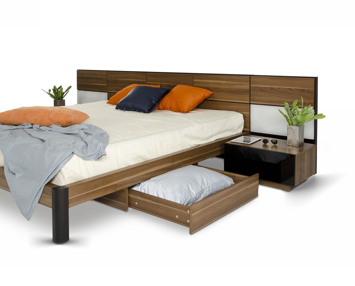 Eastern King Modrest Rondo Modern Eastern King Bedroom Set - Image 2