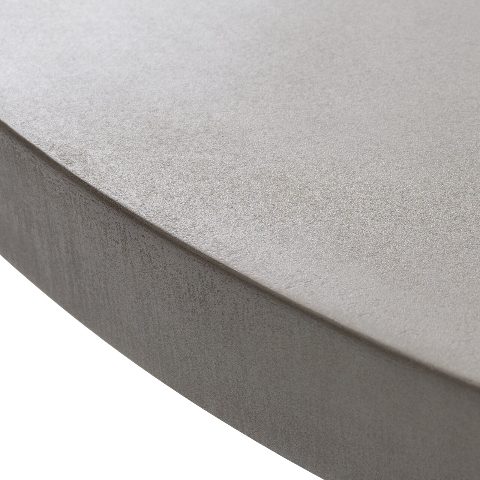 Modrest Duncan - Modern Faux Concrete + Walnut Round Dining Table - Image 3