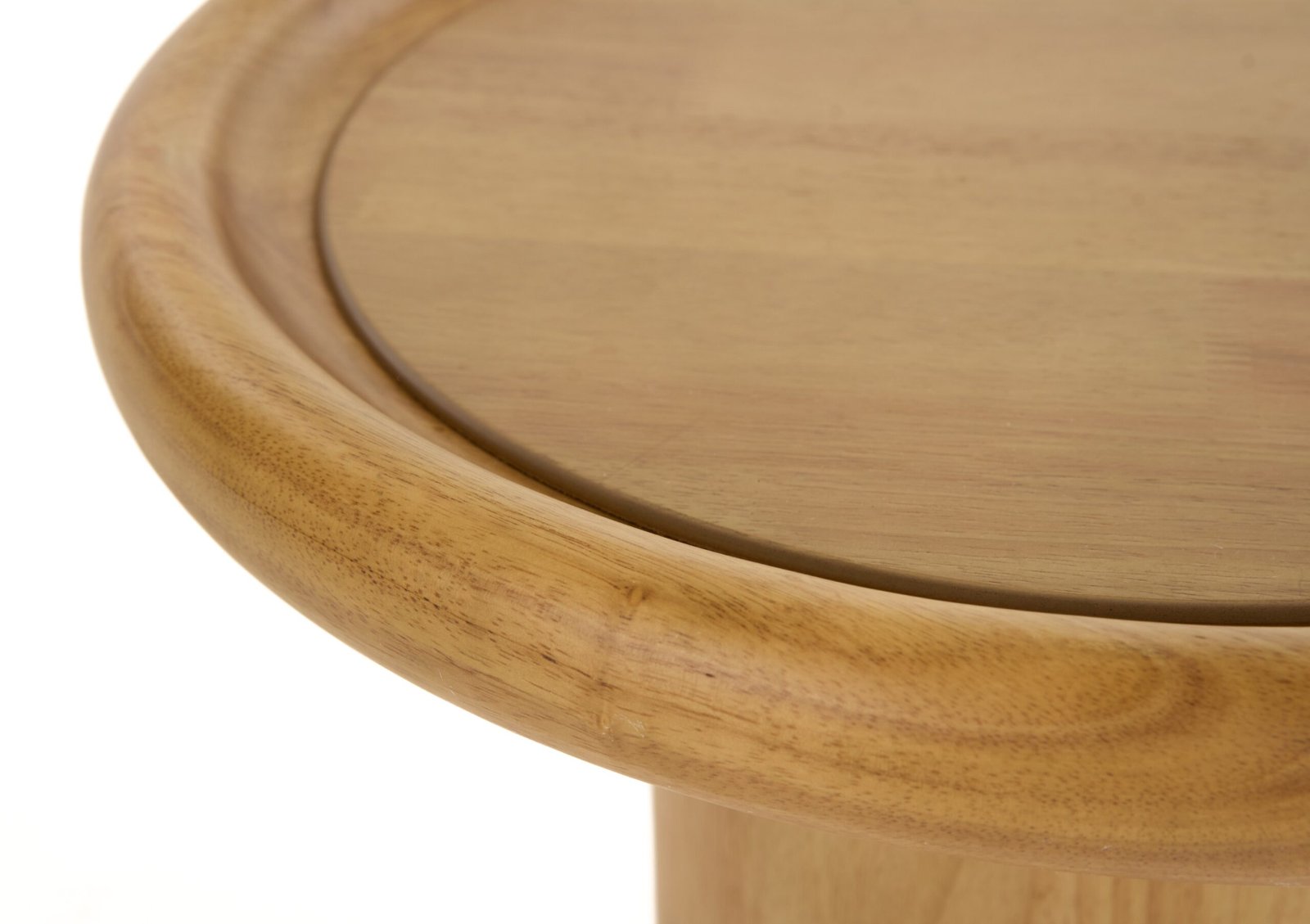 Modrest Electra - Modern Round Rubberwood End Table - Image 2