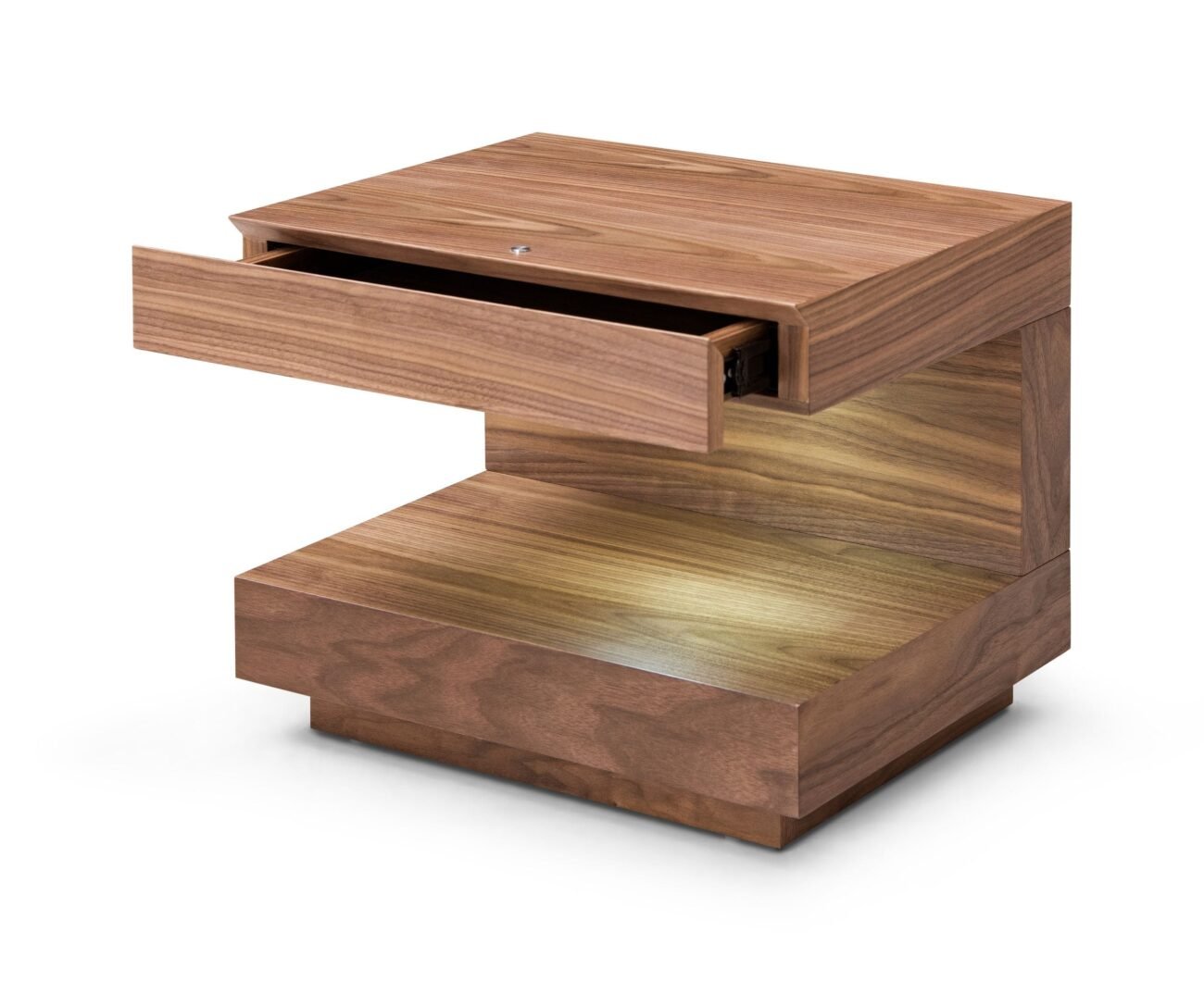 Modrest Esso - Contemporary Walnut Nightstand - Image 2