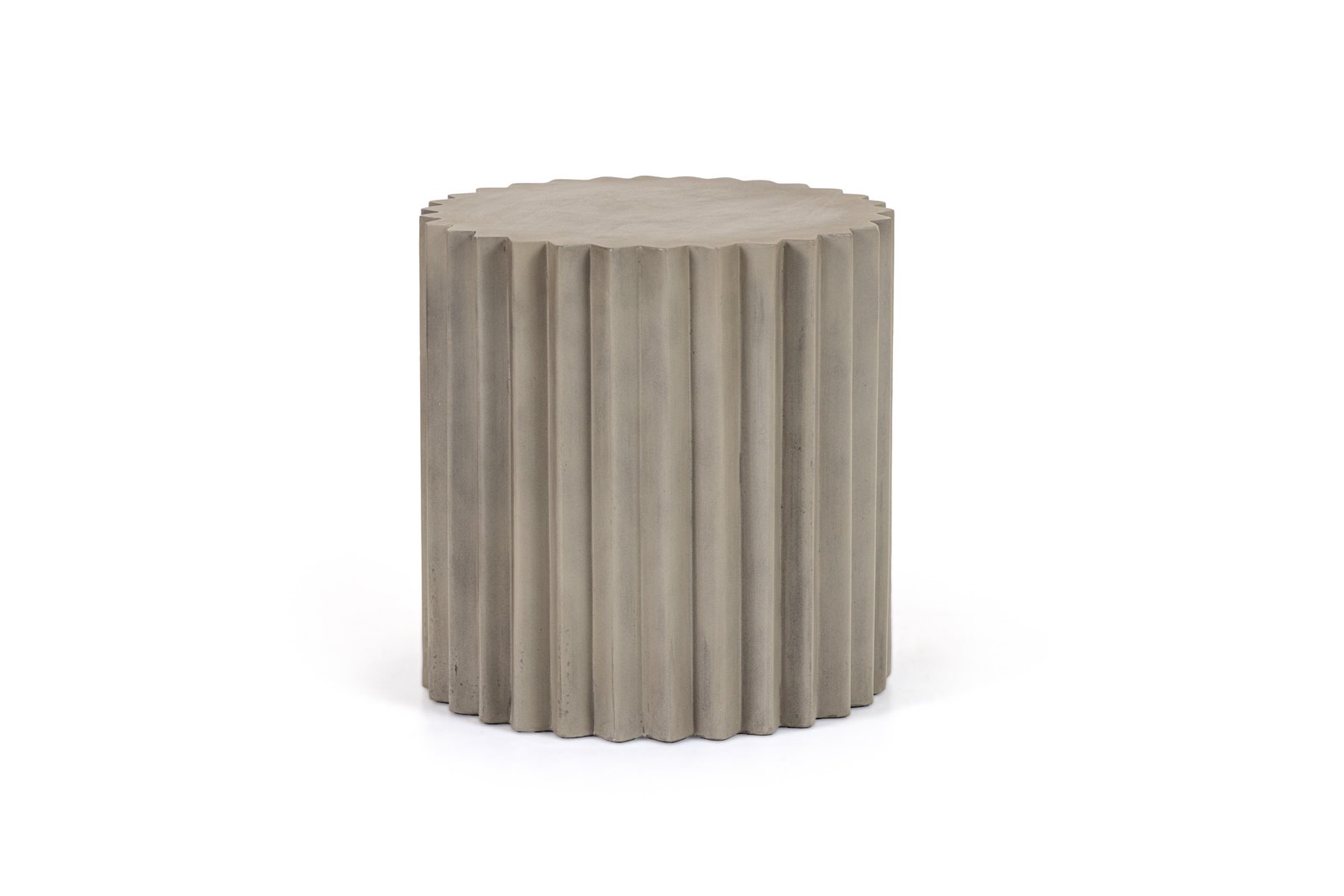 Modrest Evadale - Modern Grey Concrete End Table - Image 2