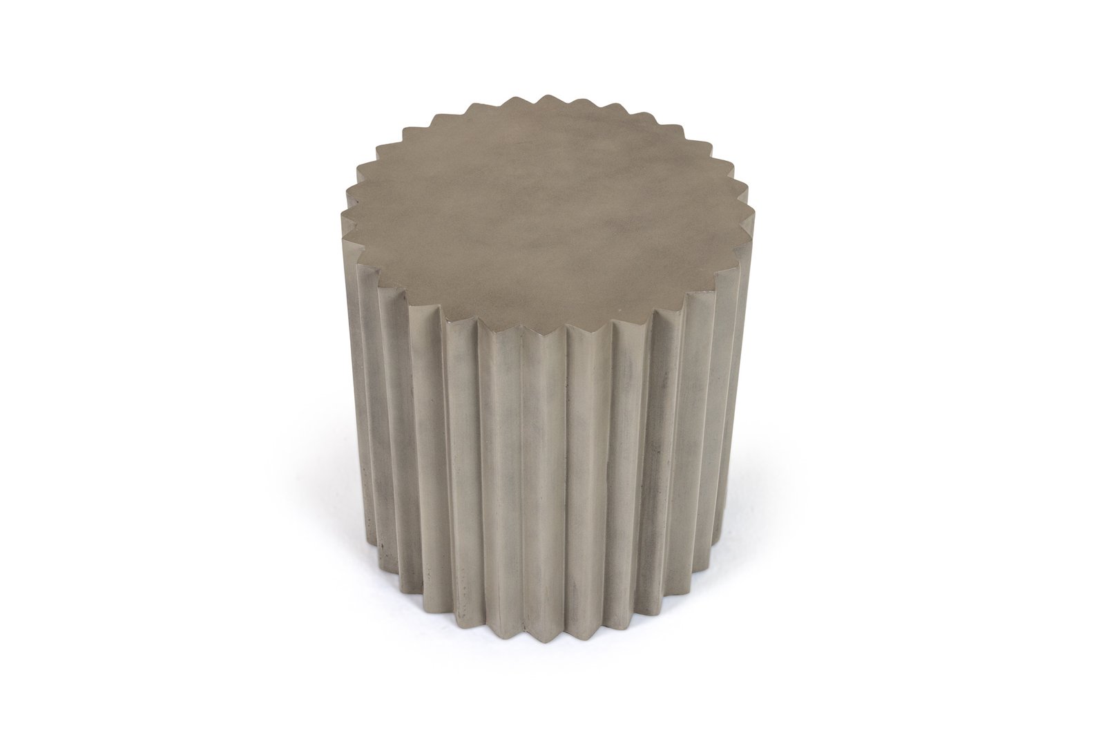 Modrest Evadale - Modern Grey Concrete End Table - Image 3