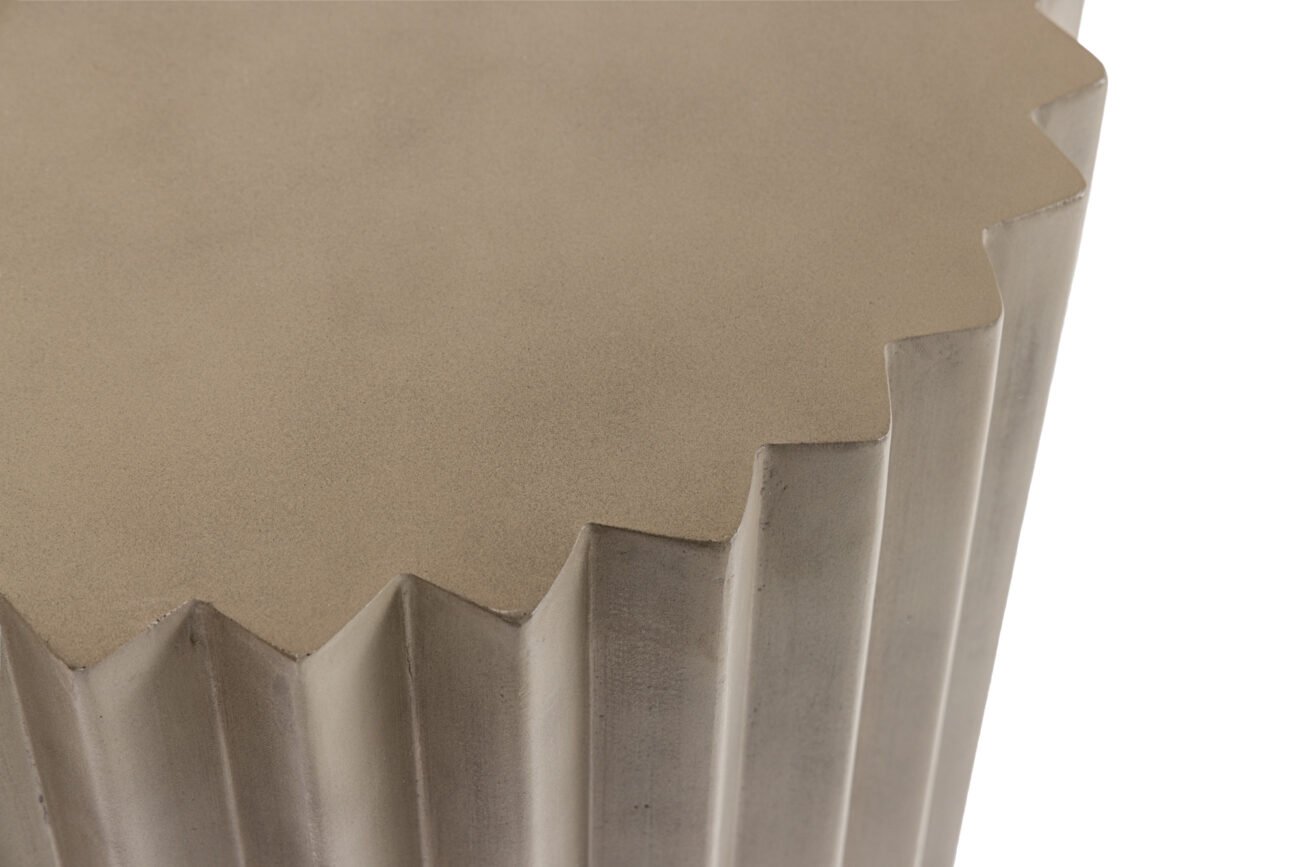 Modrest Evadale - Modern Grey Concrete End Table - Image 4