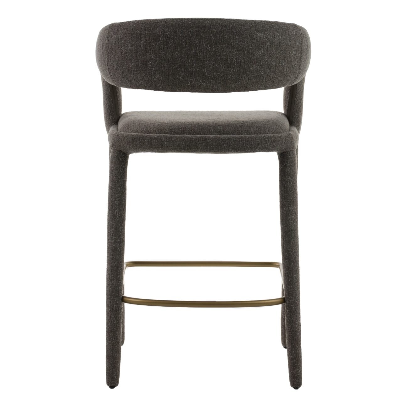 Modrest Faerron - Modern Grey Fabric Counter Chair - Image 3