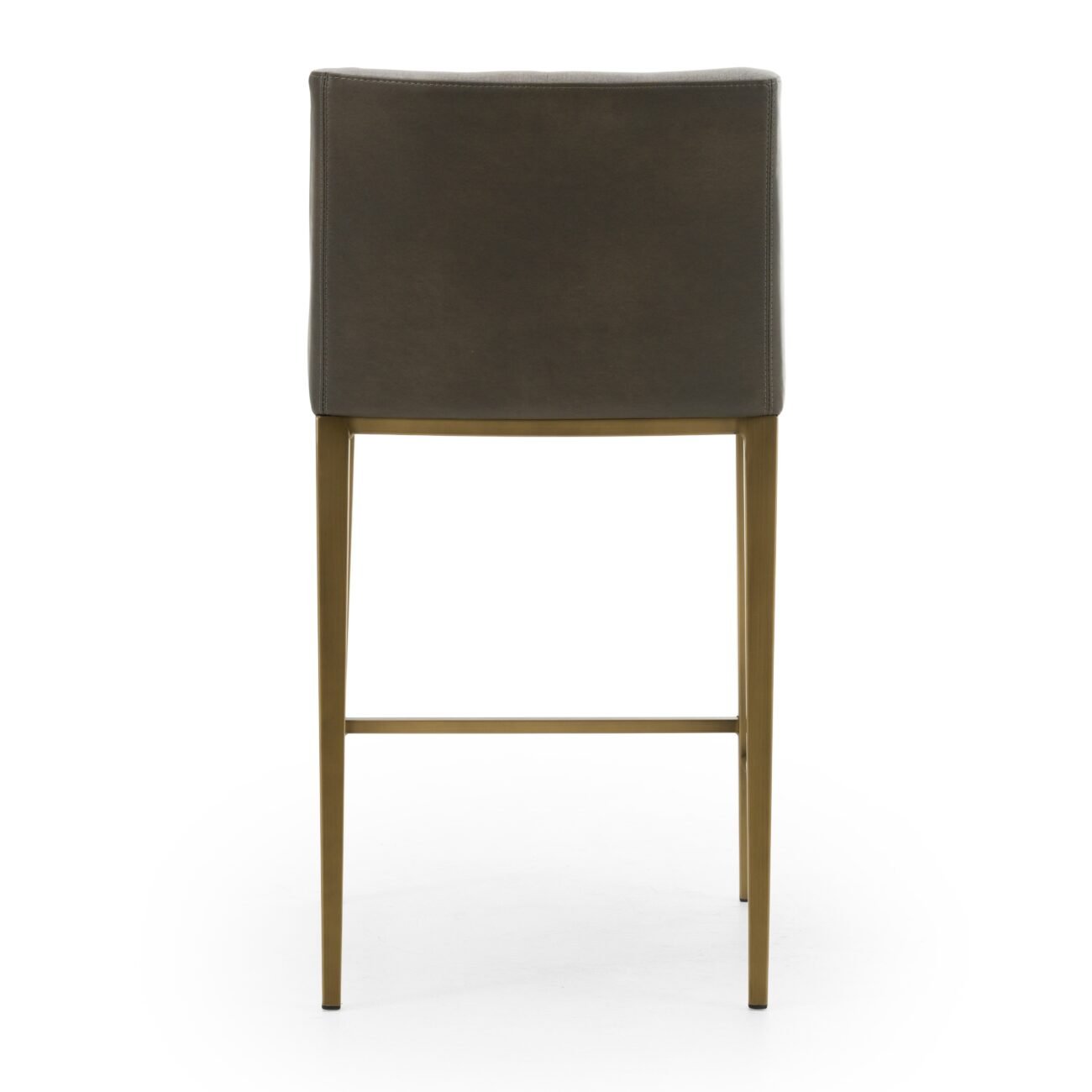 Modrest Fairview - Contemporary Grey + Brass Counter Stool - Image 5