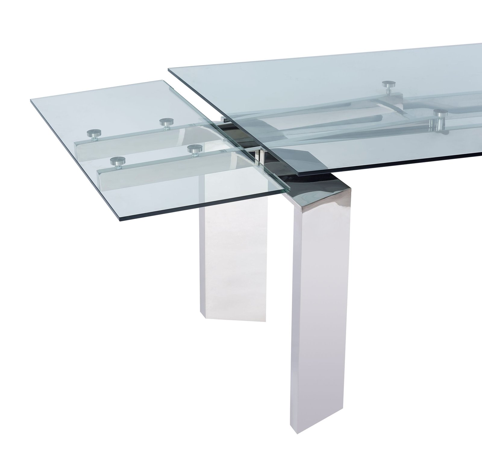 Modrest Viking - Modern Extendable Glass Dining Table - Image 2