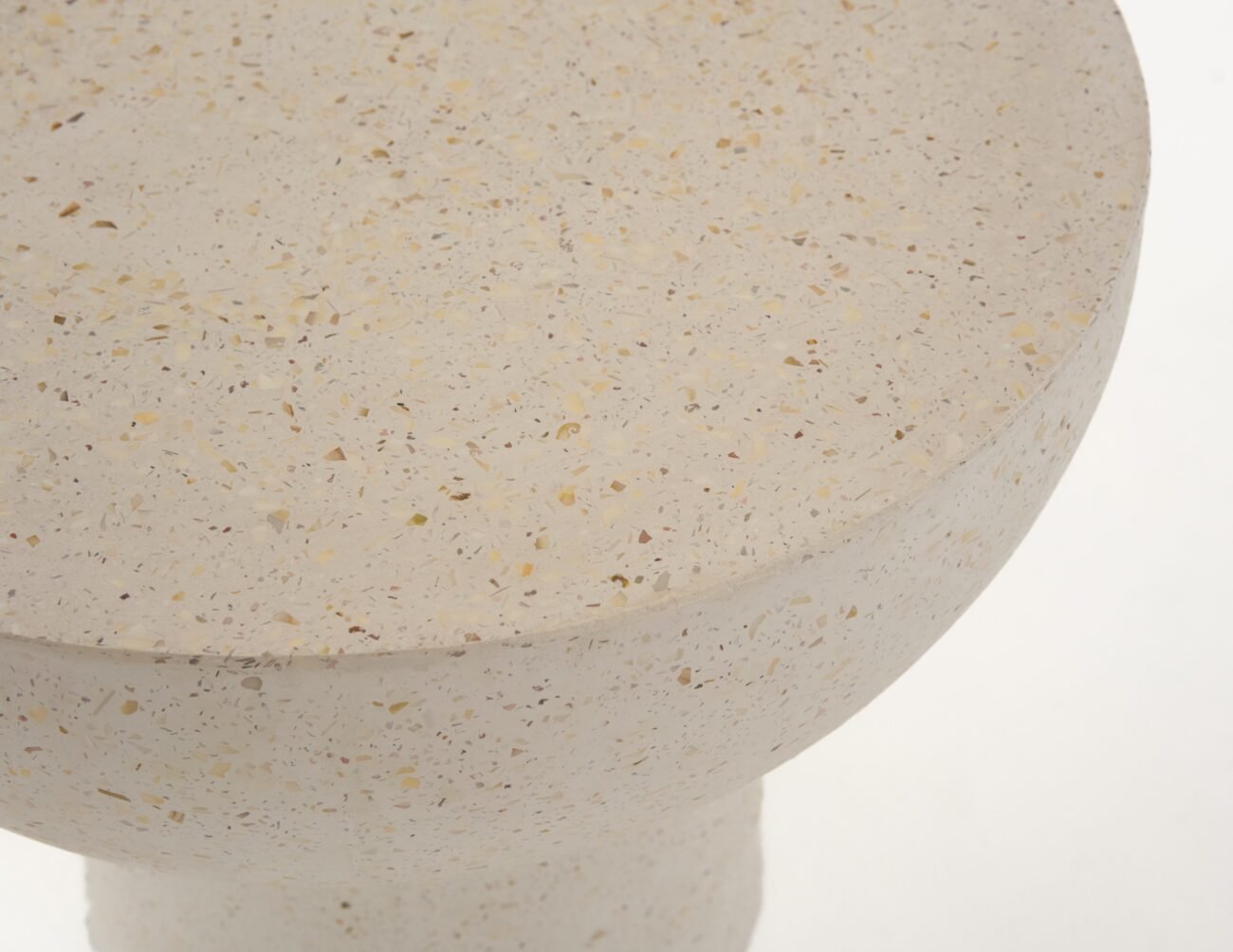 Modrest Fate - Modern Terrazzo Concrete End Table - Image 4