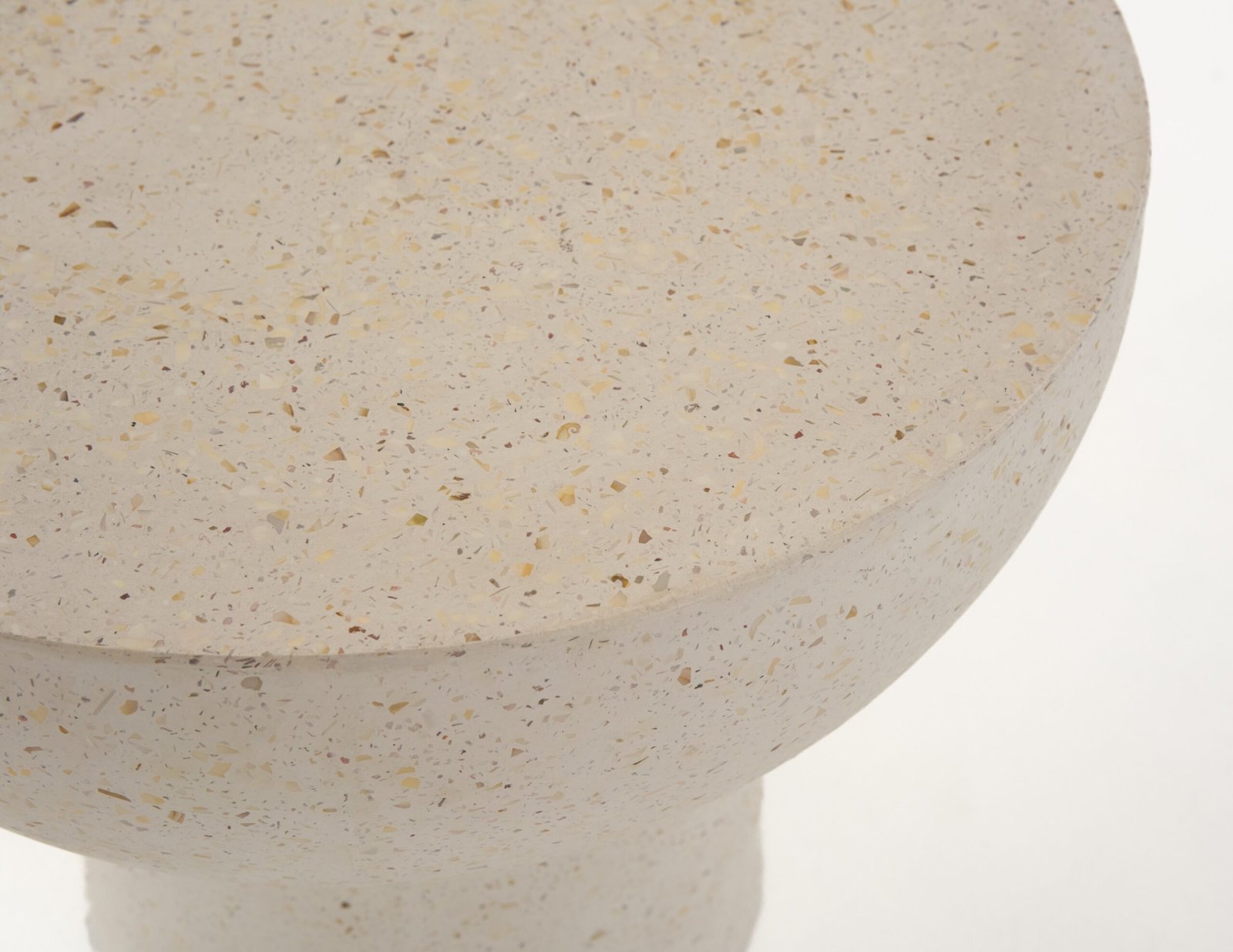 Modrest Fate - Modern Terrazzo Concrete End Table - Image 4