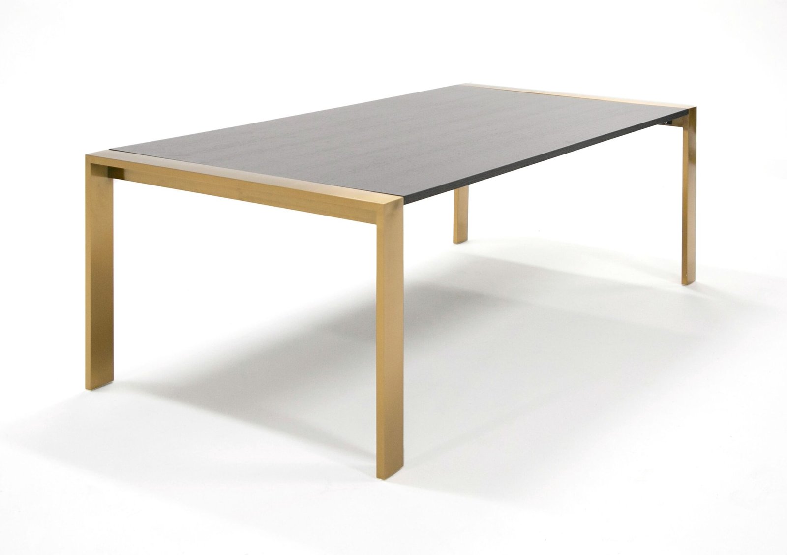 Modrest Fauna - Modern Wenge and Brass Dining Table - Image 2