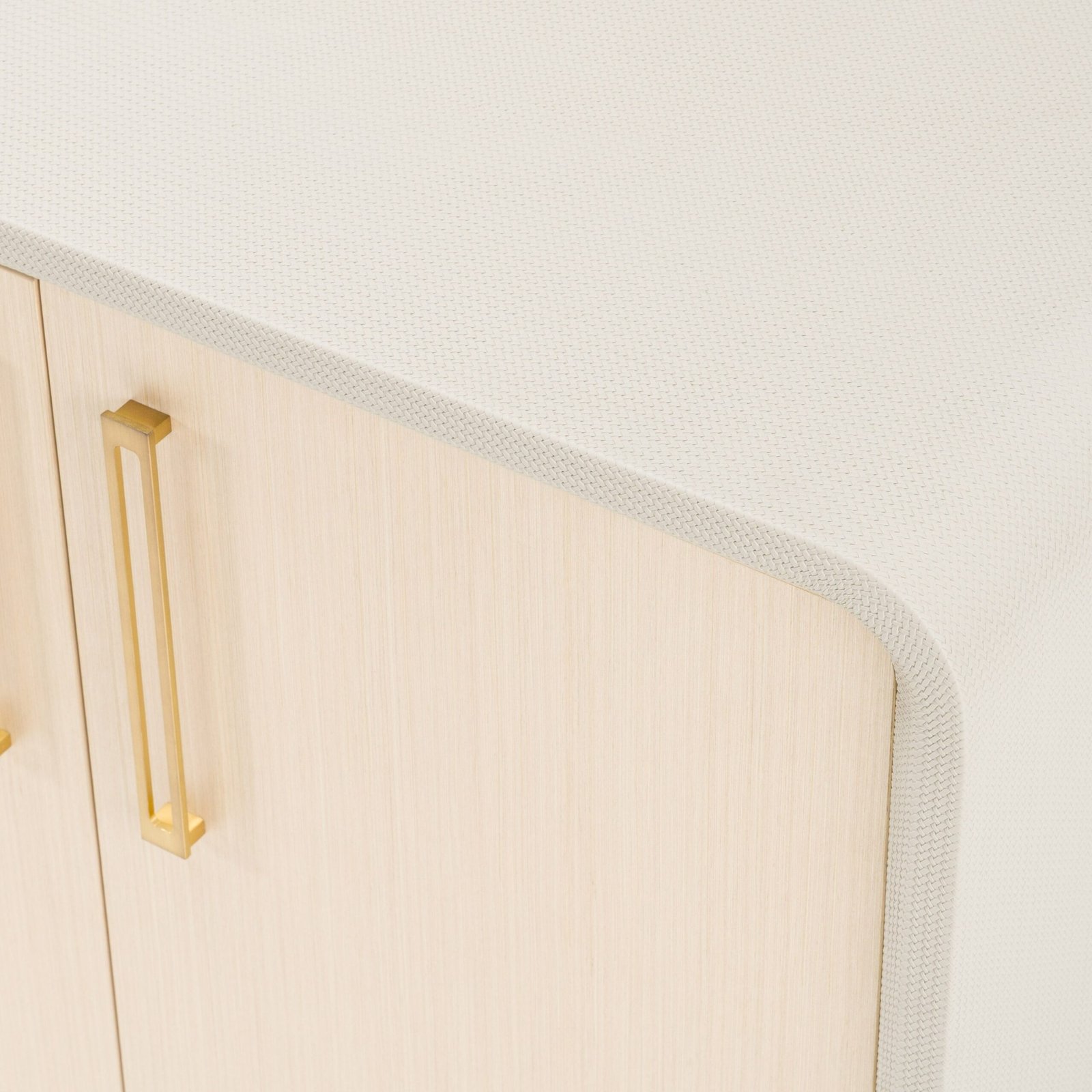 Modrest Florence - Modern Beige Leatherette + Gold Buffet - Image 4