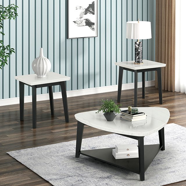 Thisted Triangle Marble Coffee Table - Image 3