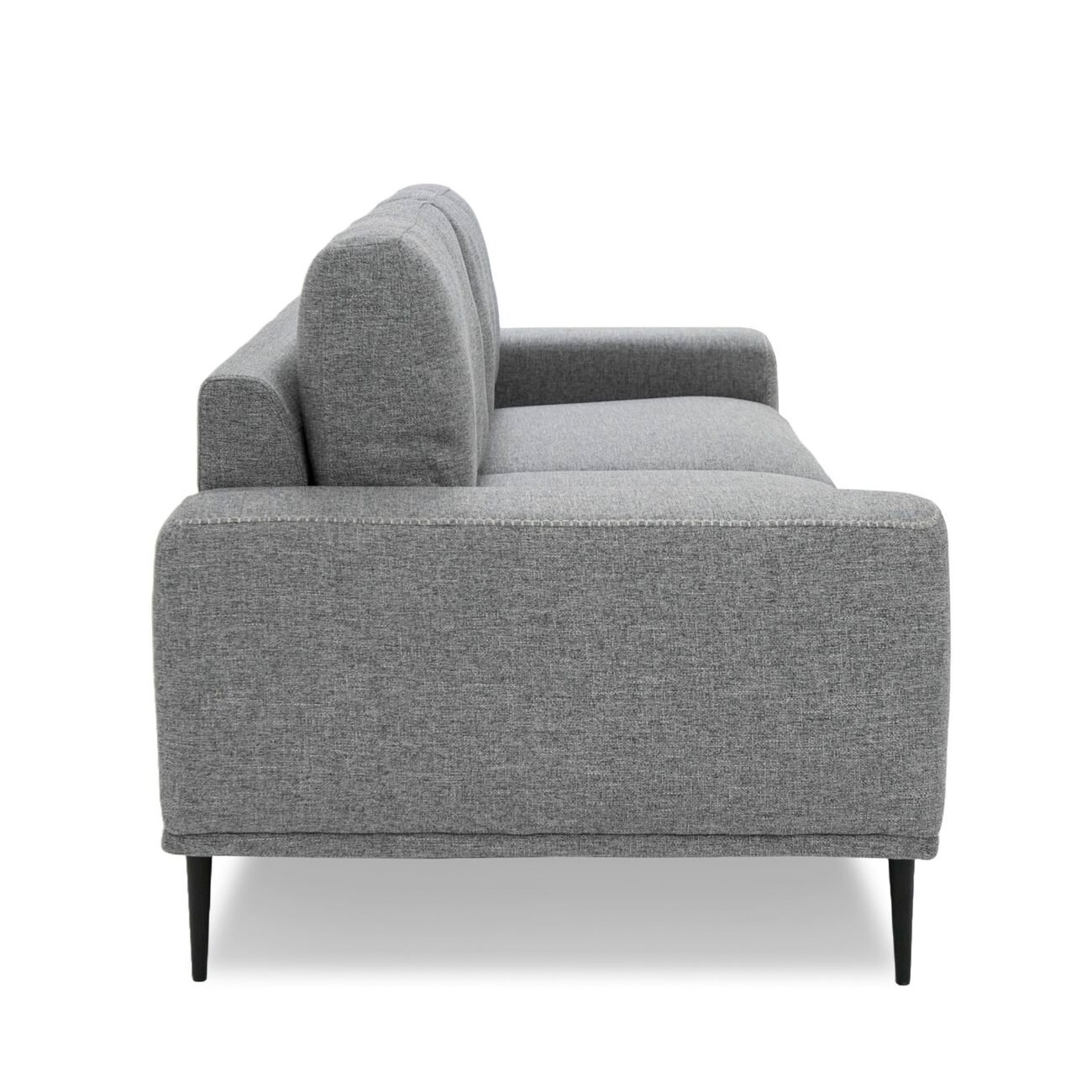 Divani Casa Fonda - Modern Grey Fabric Sofa - Image 2