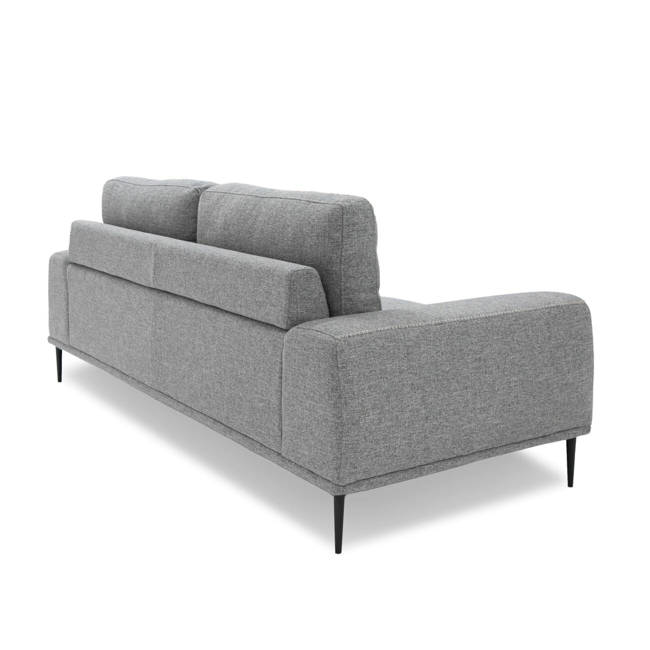 Divani Casa Fonda - Modern Grey Fabric Sofa - Image 3
