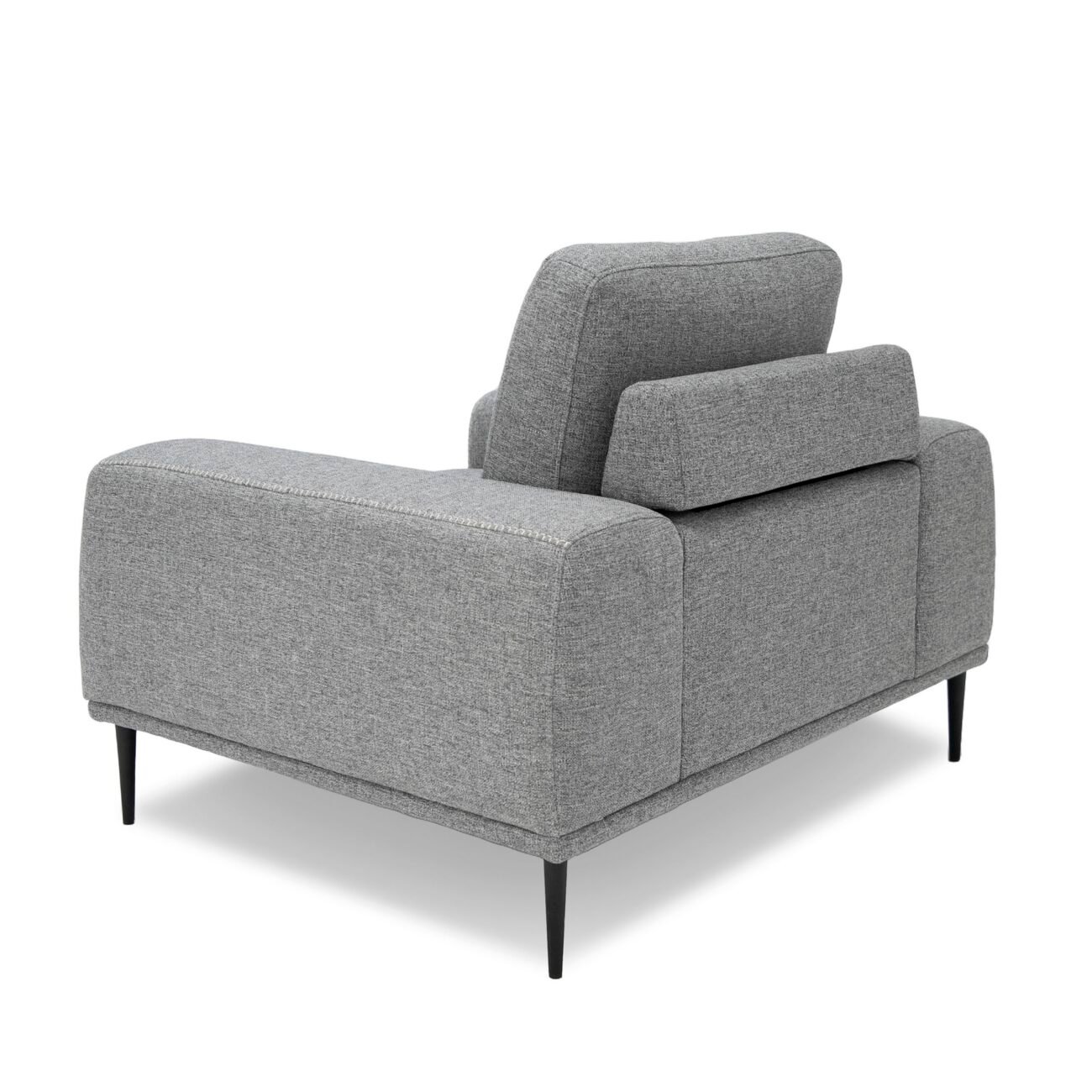 Divani Casa Fonda - Modern Grey Fabric Chair - Image 3