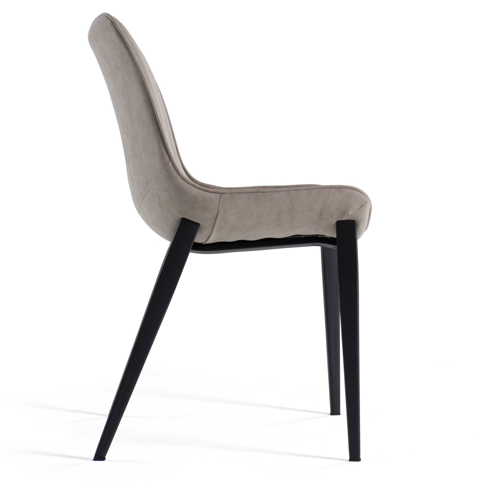 Modrest Frasier - Modern Light Grey Eco-Leather Dining Chair (Set of 2) - Image 4