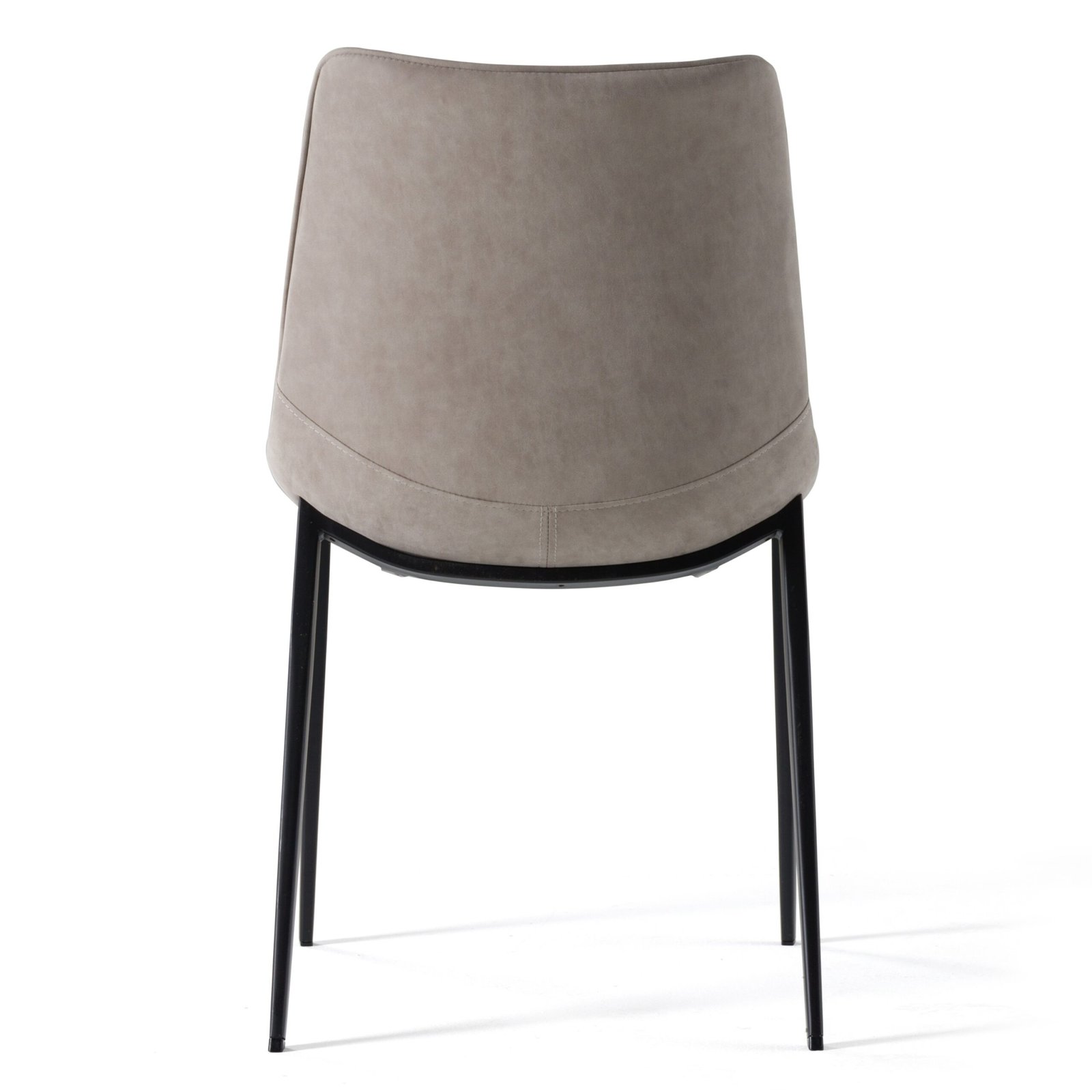Modrest Frasier - Modern Light Grey Eco-Leather Dining Chair (Set of 2) - Image 5