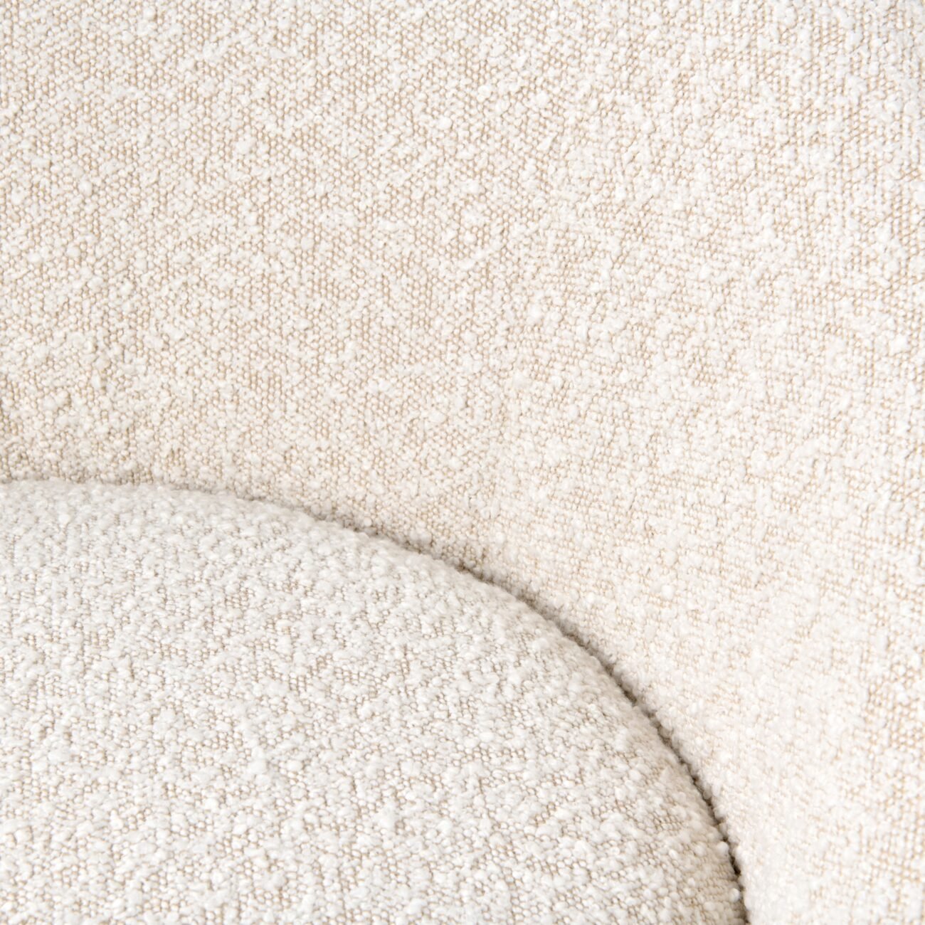 Modrest Frontier - Glam Beige Fabric Accent Chair - Image 3