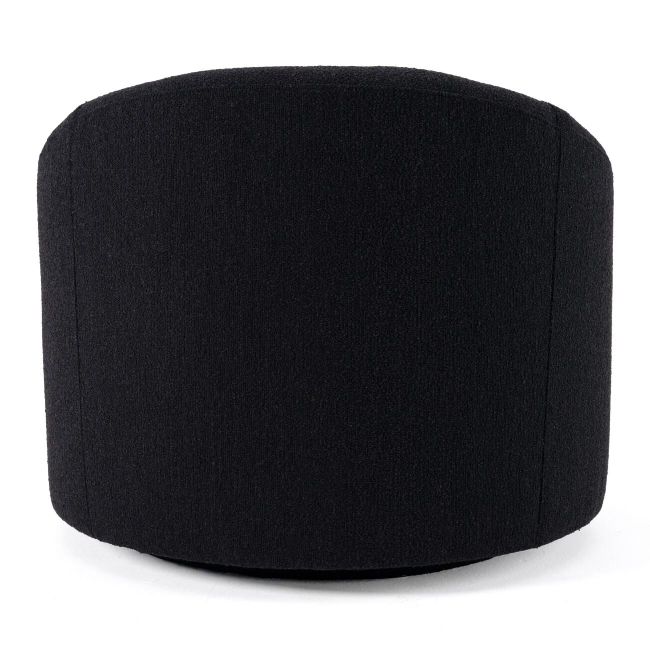 Modrest Frontier - Glam Black Fabric Accent Chair - Image 3