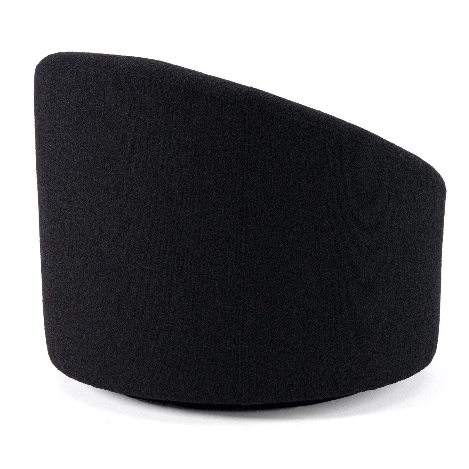 Modrest Frontier - Glam Black Fabric Accent Chair - Image 4