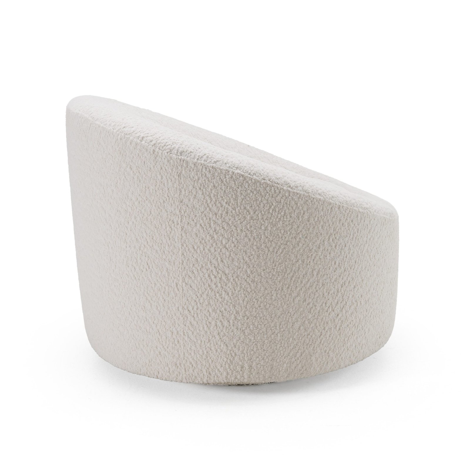 Modrest Frontier - Glam Off-White Fabric Accent Chair - Image 4